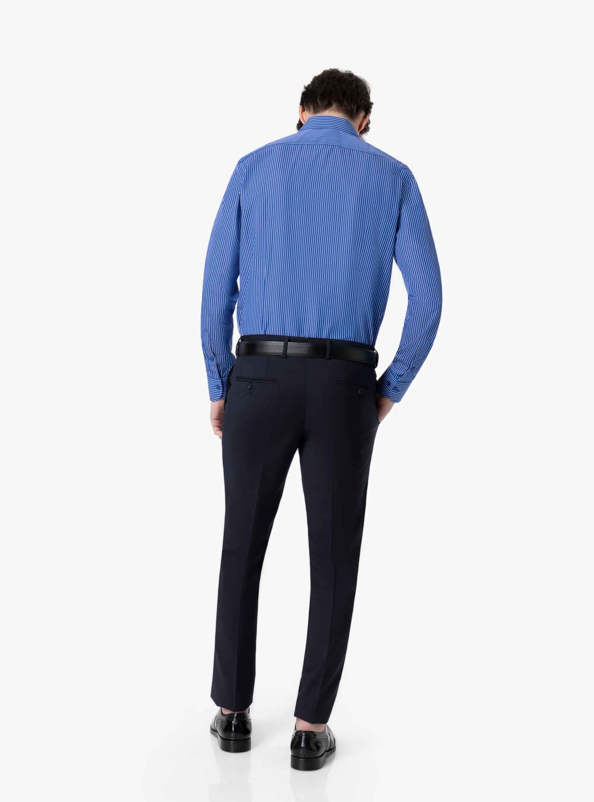 Camicia Regular collo francese in cotone - Pura Eleganza