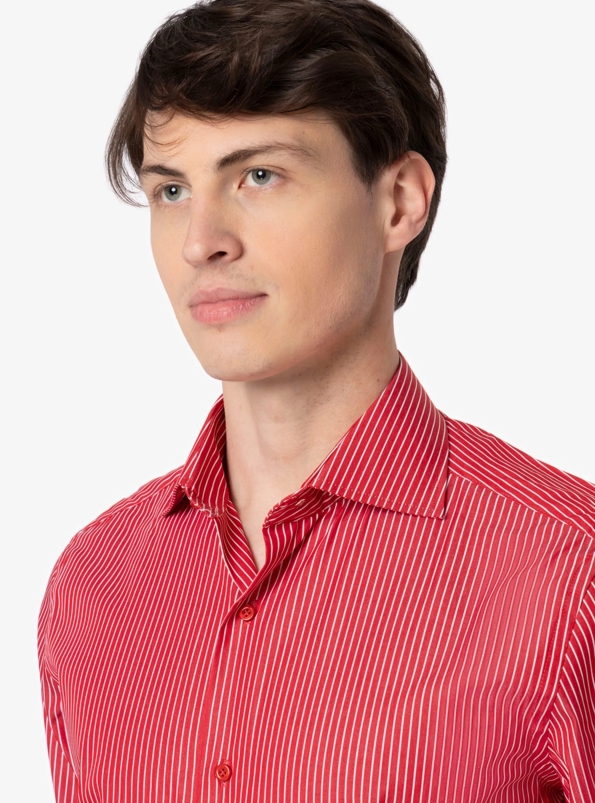 Camicia Regular collo francese in cotone - Pura Eleganza
