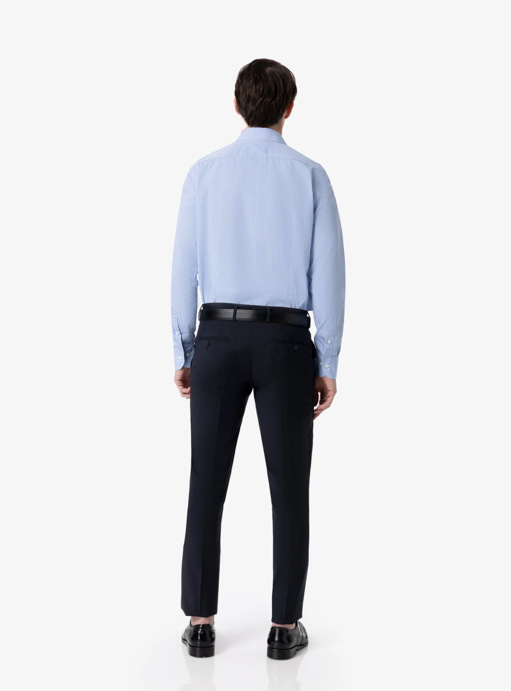 Camicia Regular collo francese in cotone - Pura Eleganza