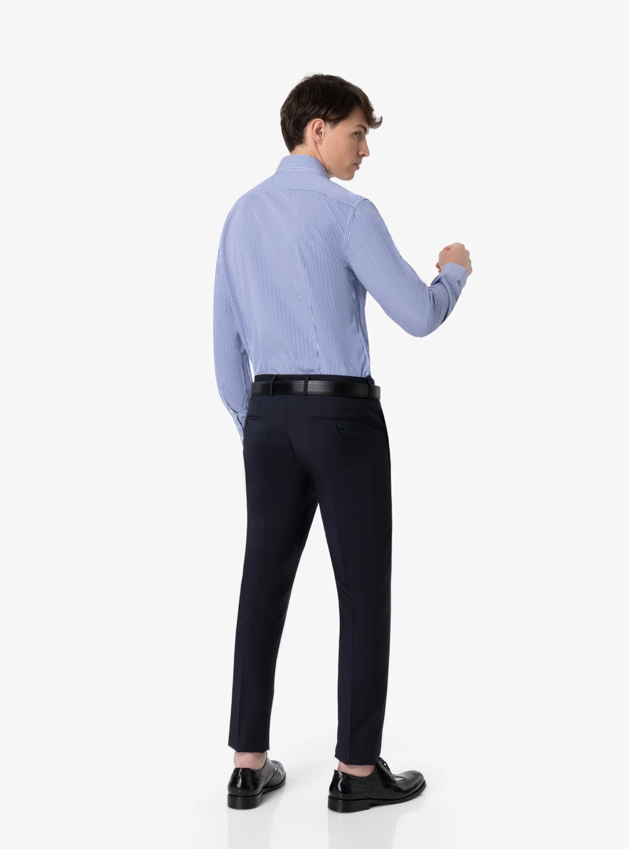 Camicia Regular collo francese in cotone - Pura Eleganza