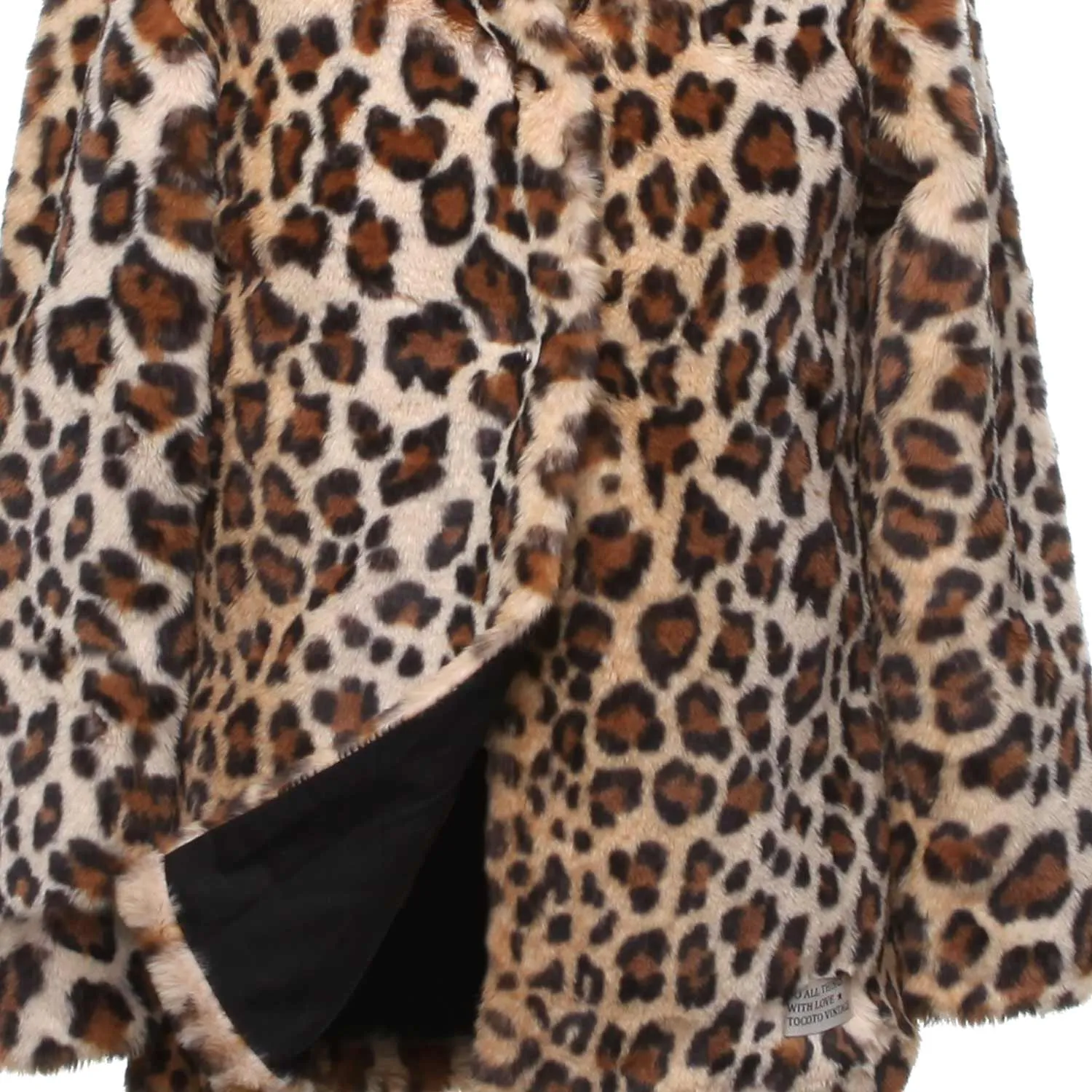 Cappotto Animalier Leopardato Bambina E Teen