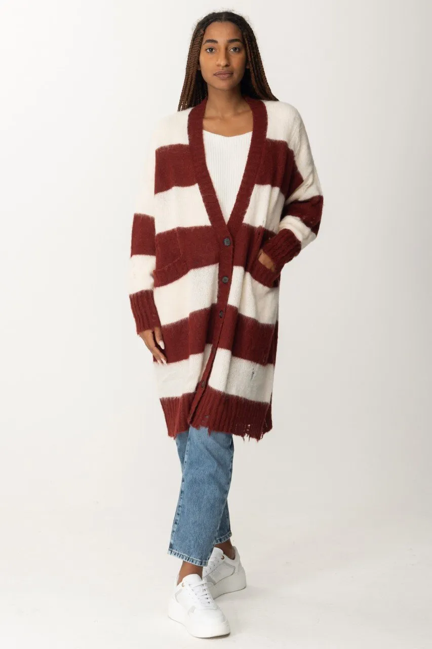Cardigan a righe SUGAR WINO