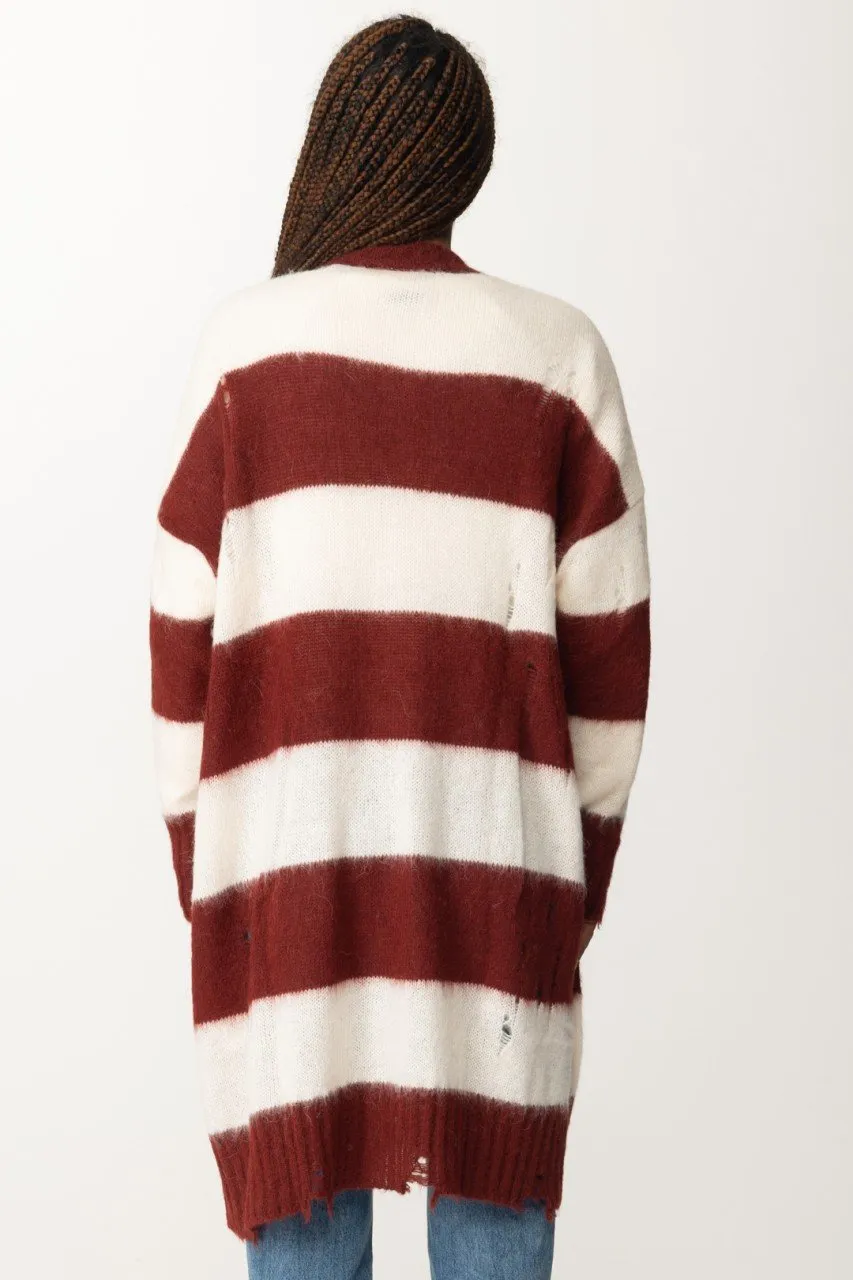 Cardigan a righe SUGAR WINO
