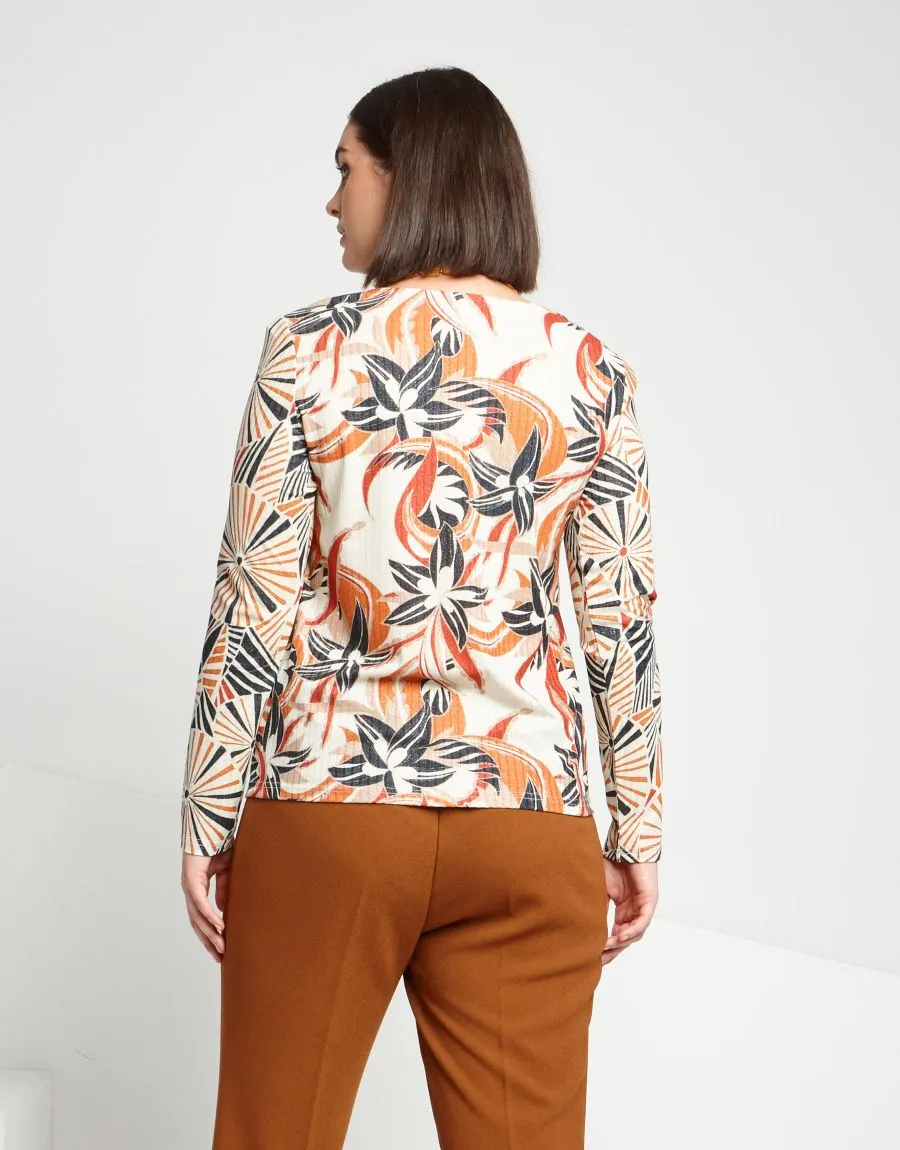 Casacca in maglia lurex fantasia