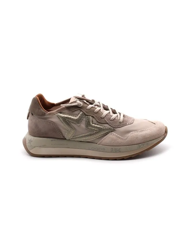 CettiSneaker in pelle scamosciata e tessuto