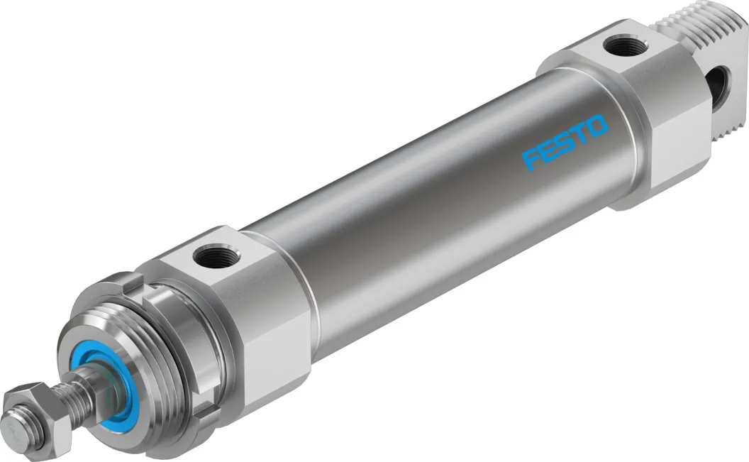 Cilindro pneumatico a profilo tondo Festo DSNU 195994, Doppio effetto, foro da 40mm, corsa 100mm