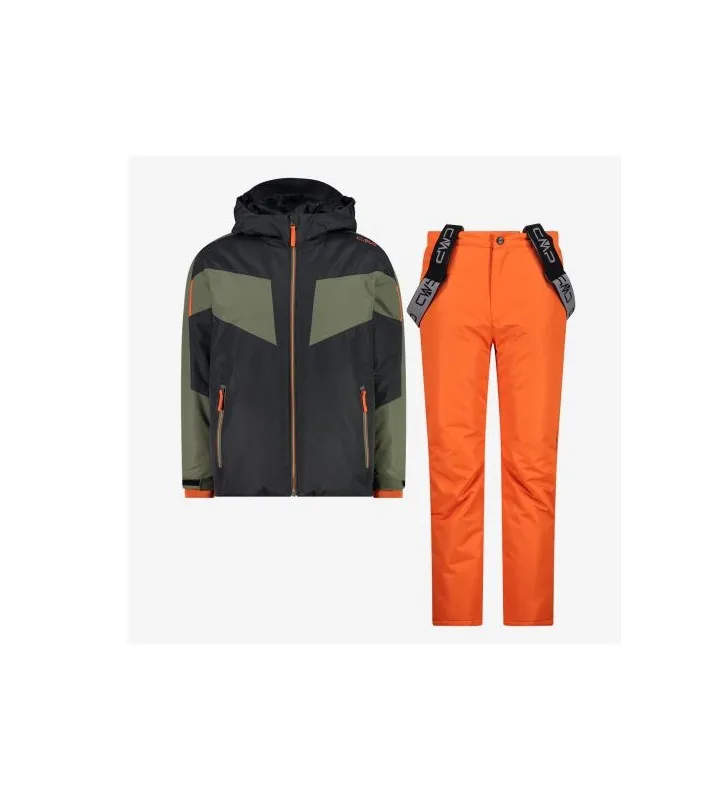 CMP COMPLETO DUE PEZZI TUTA DA SCI BAMBINO IN TWILL