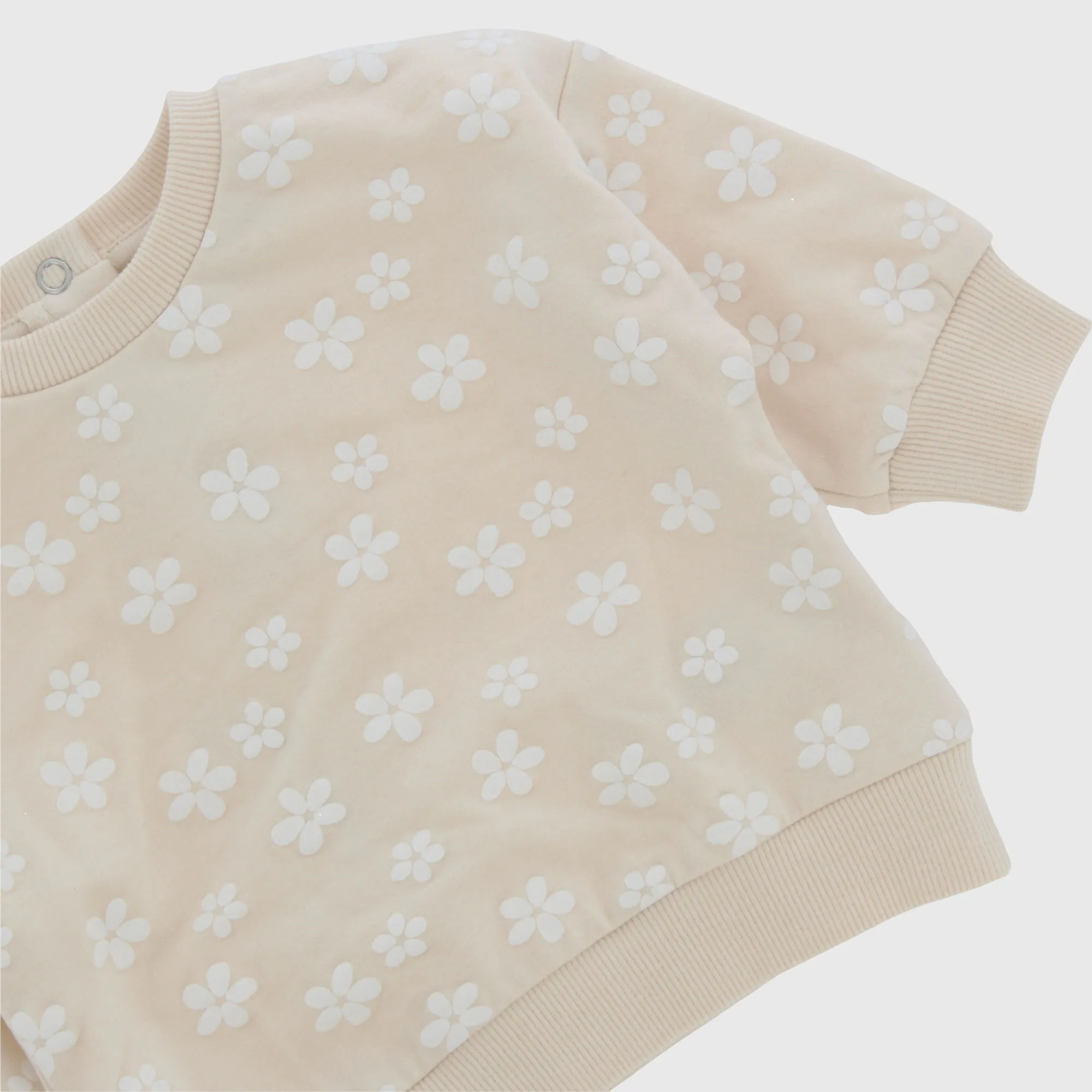 Completo due pezzi da neonata, BEIGE            