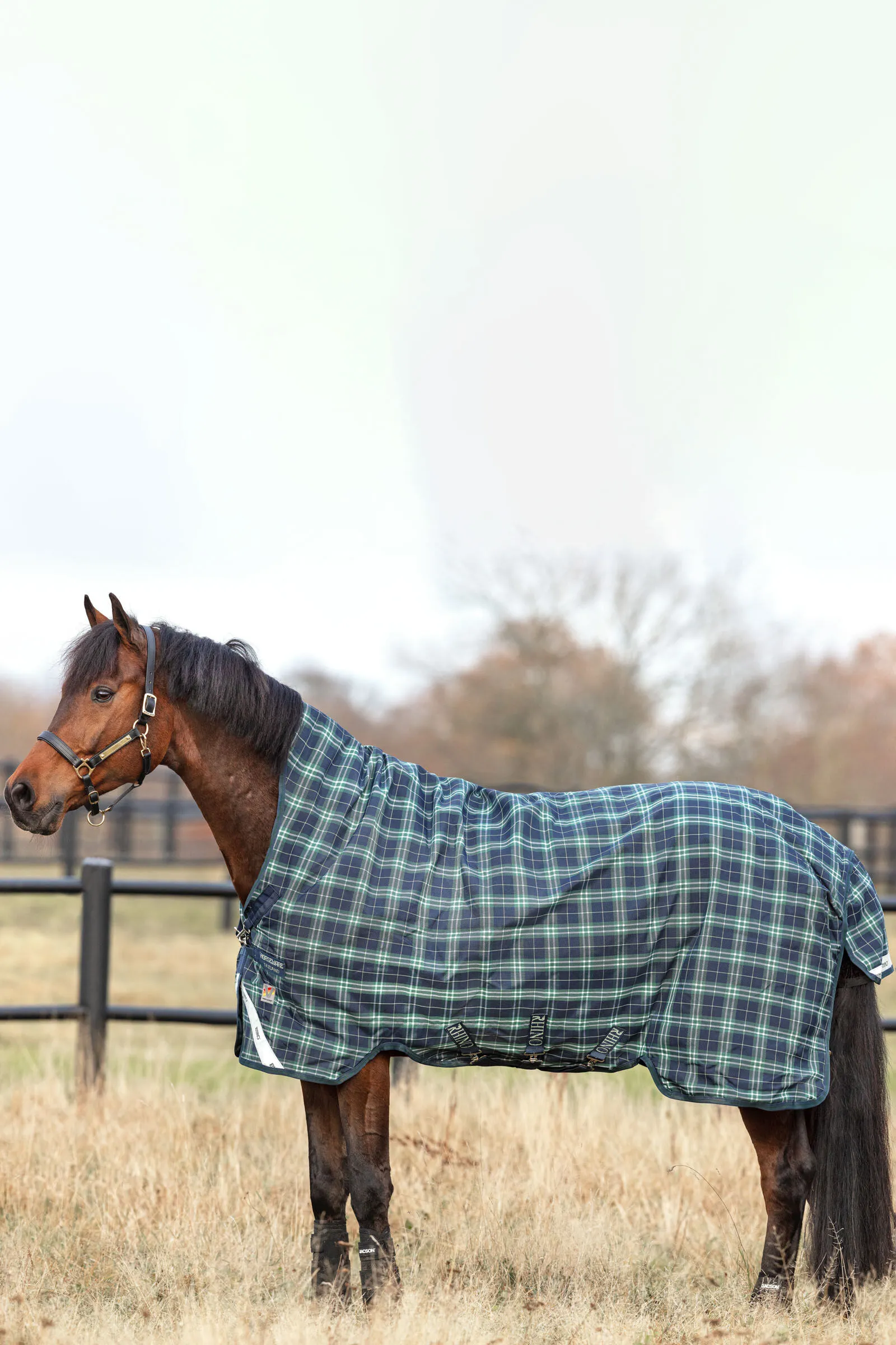Coperta Horseware Rhino Wug a vari strati con collo alto, 250 g