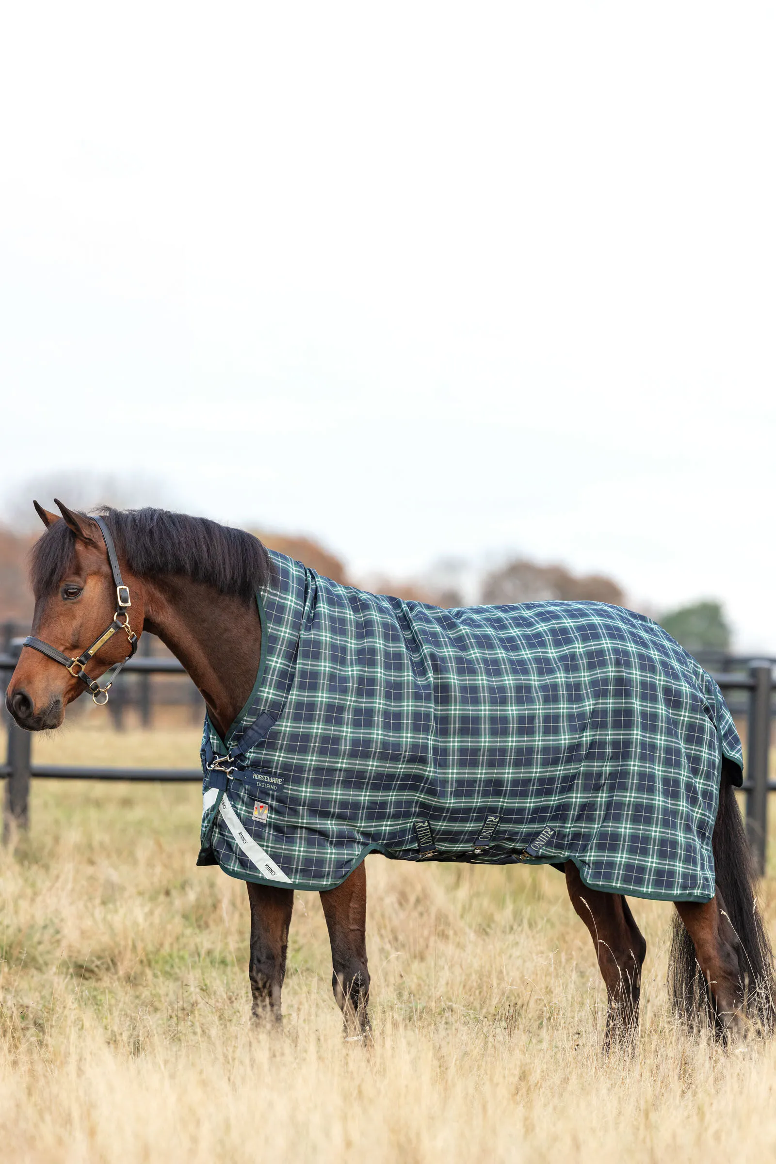 Coperta Horseware Rhino Wug a vari strati con collo alto, 250 g