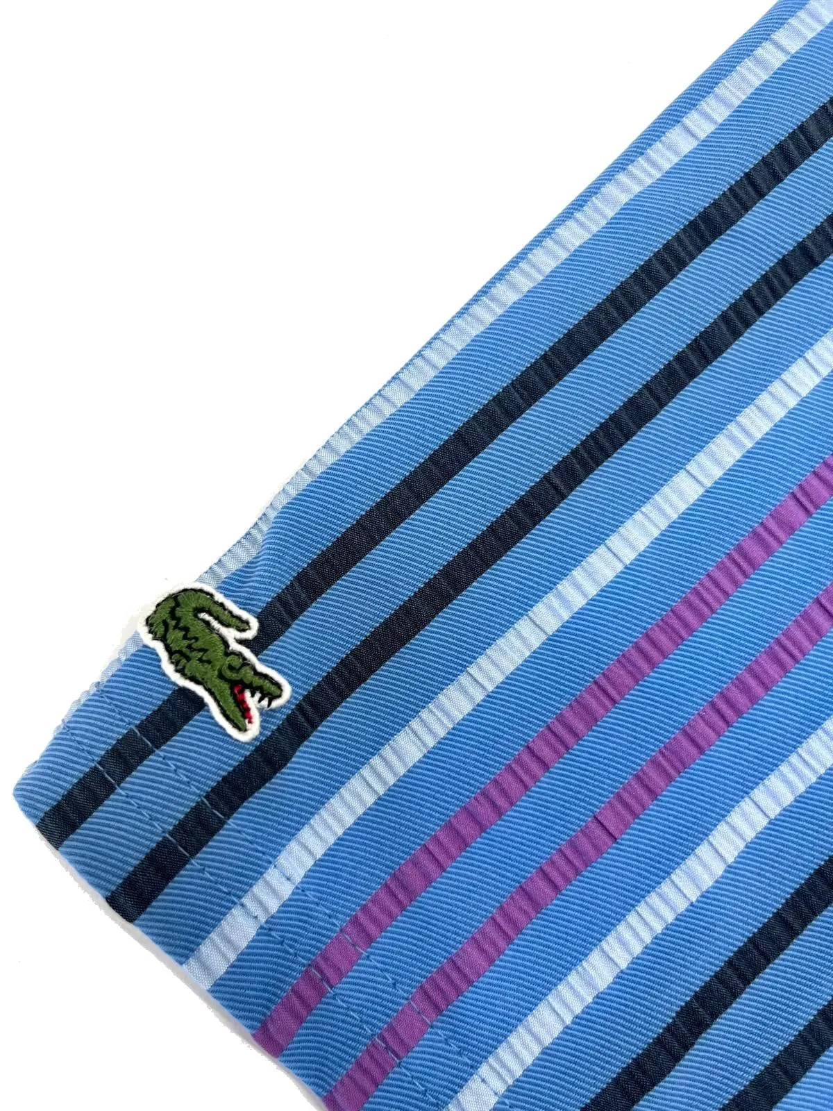 COSTUME A RIGHE CON LOGO FRONTALE