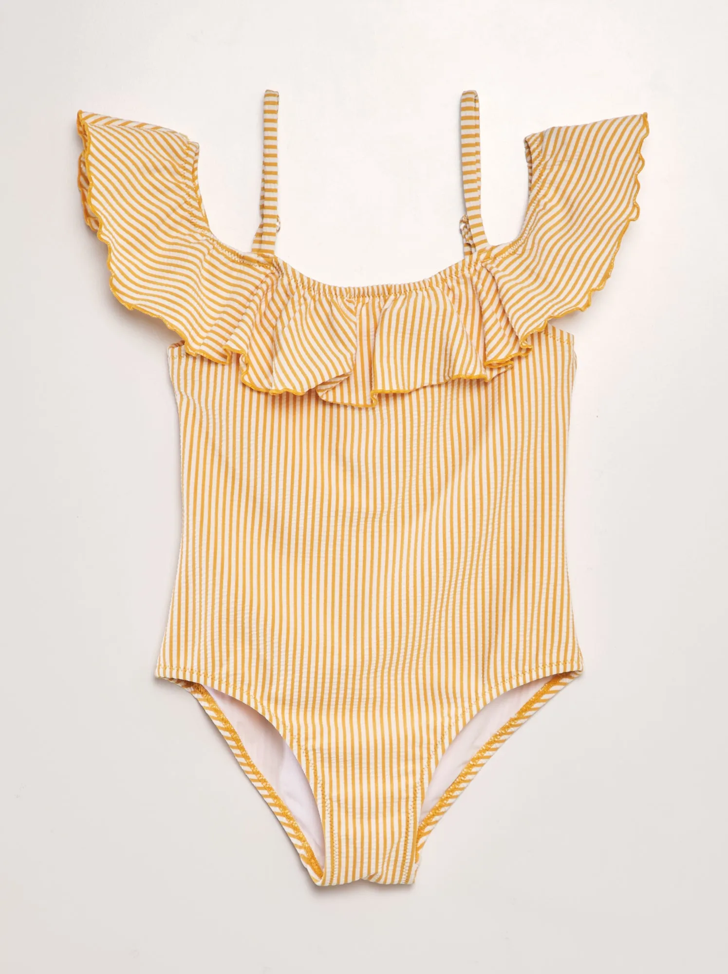 Costume da bagno a righe Intero - GIALLO