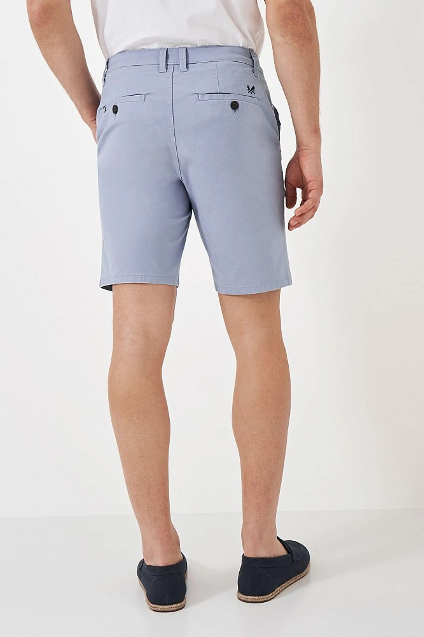 Crew Clothing - Shorts chino classici in cotone elasticizzato stile bermuda