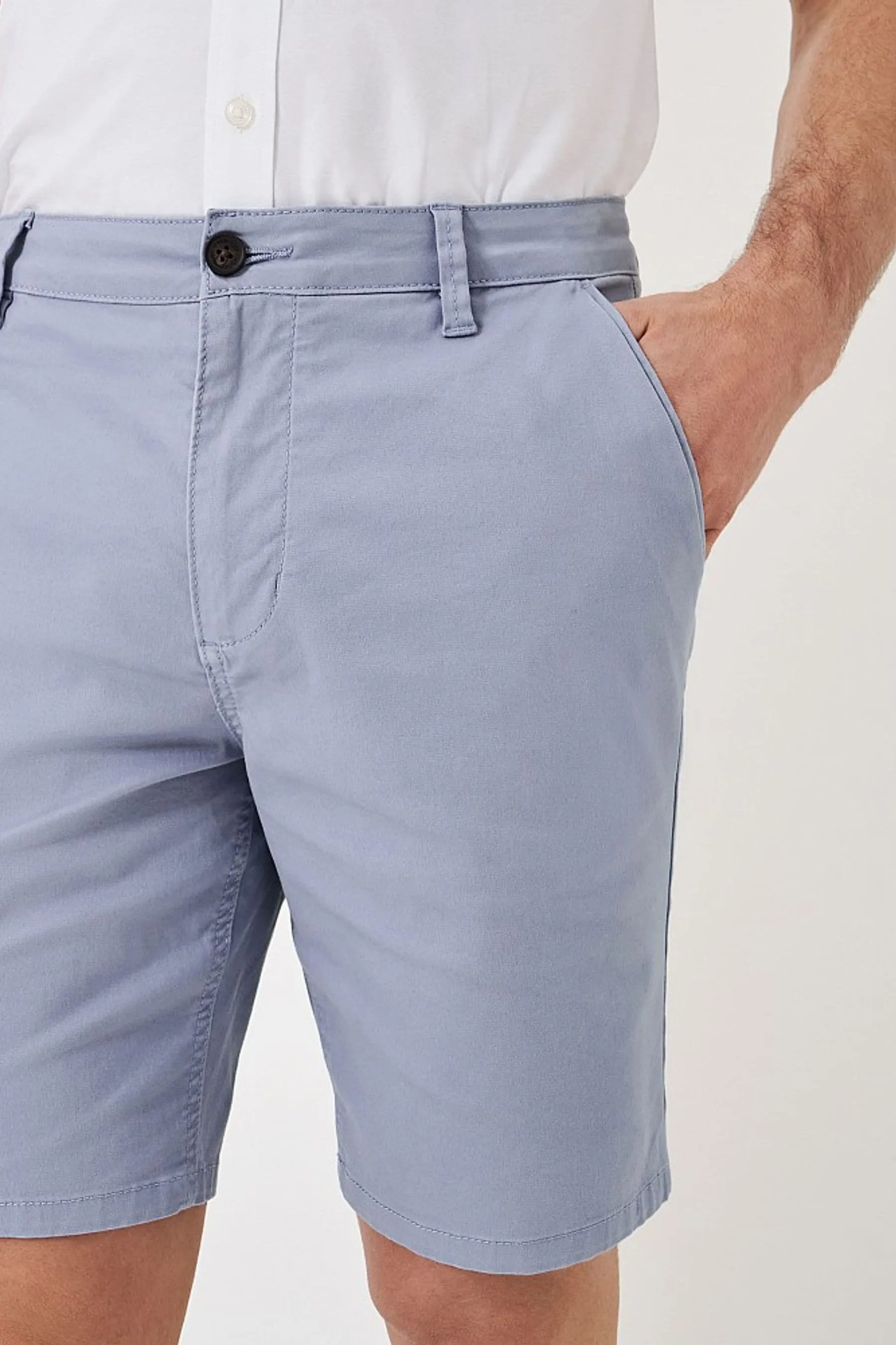 Crew Clothing - Shorts chino classici in cotone elasticizzato stile bermuda