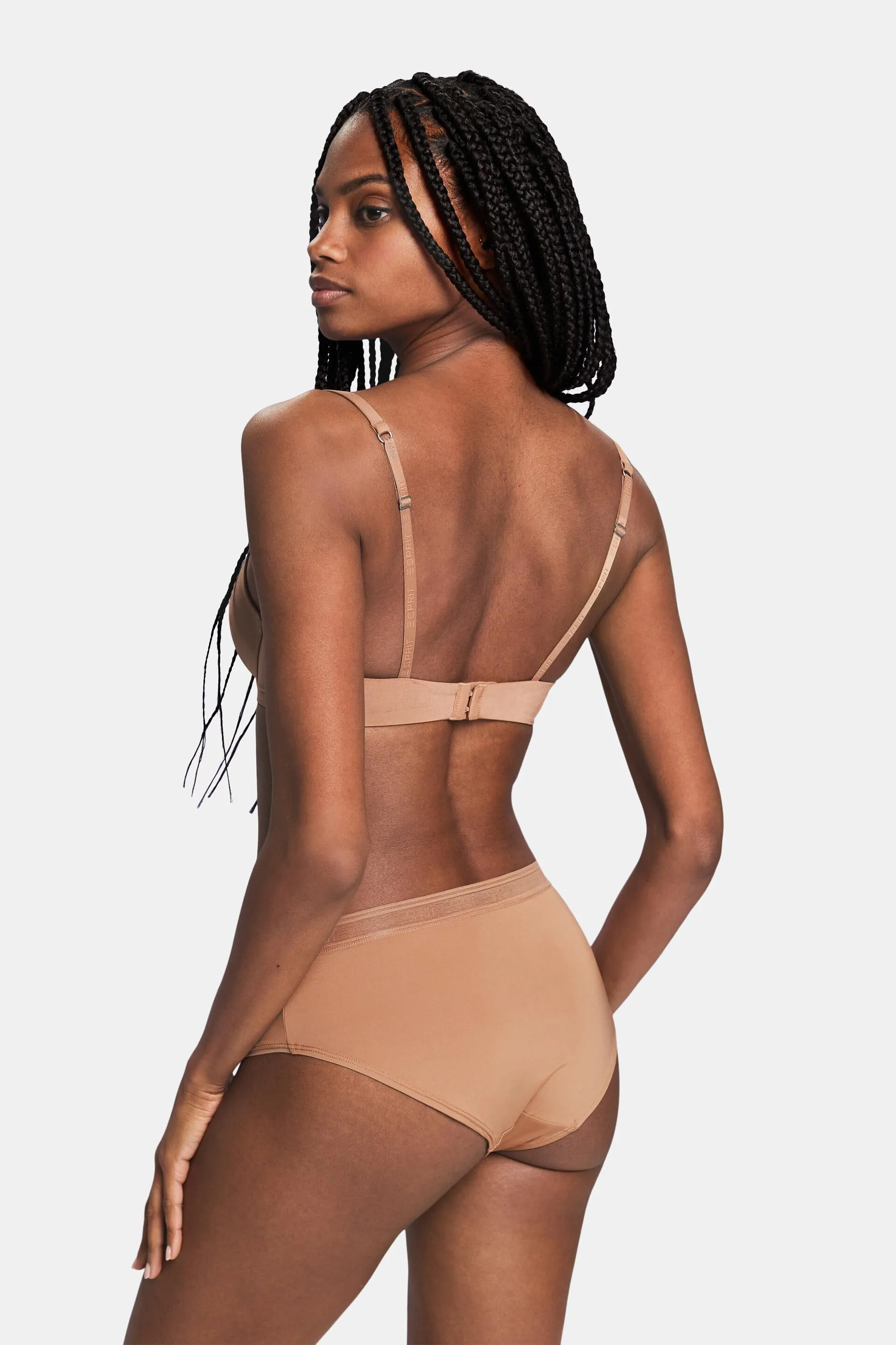 Culotte a vita bassa in microfibra e con logo, confezione da 2