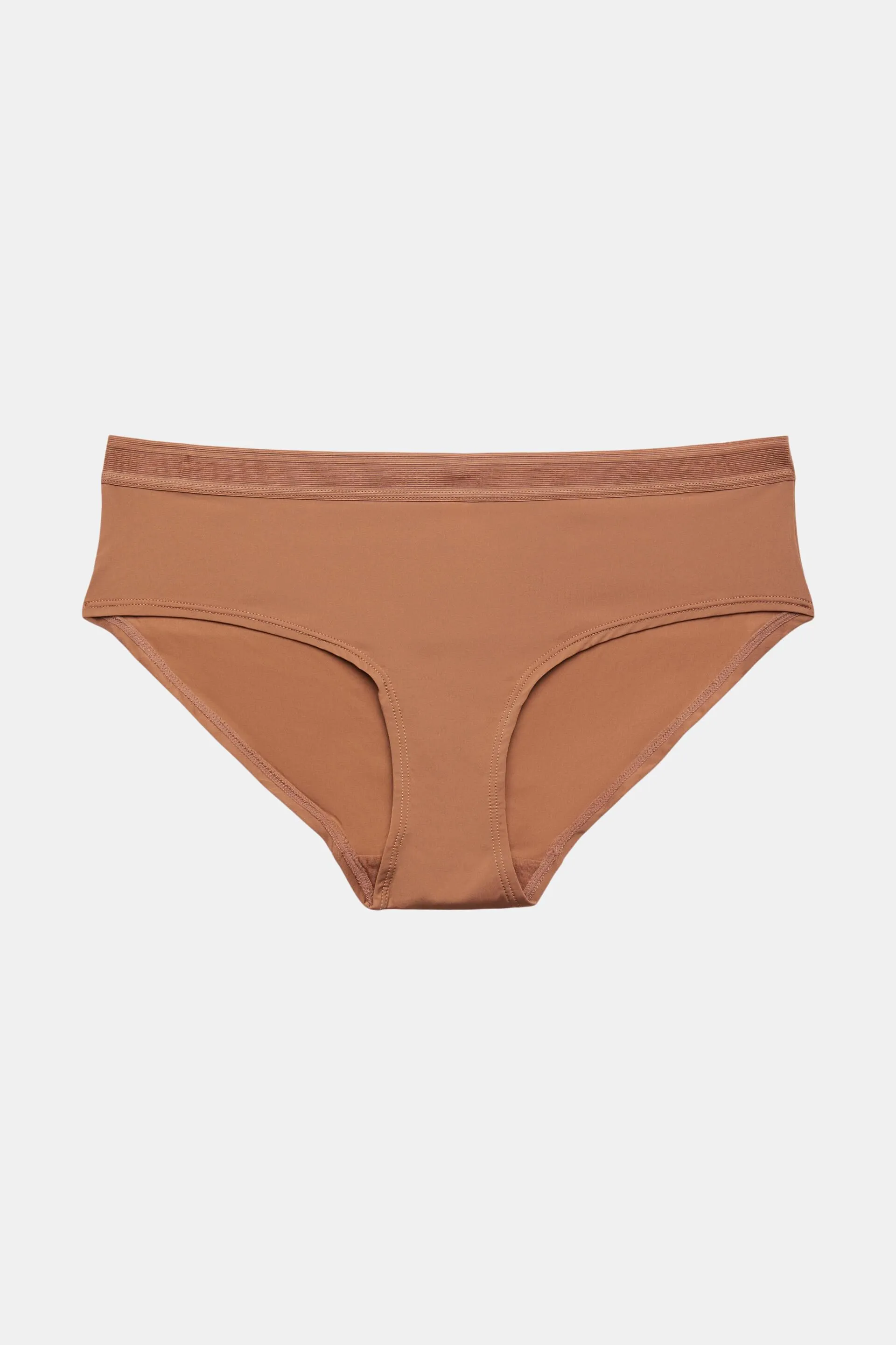 Culotte a vita bassa in microfibra e con logo, confezione da 2