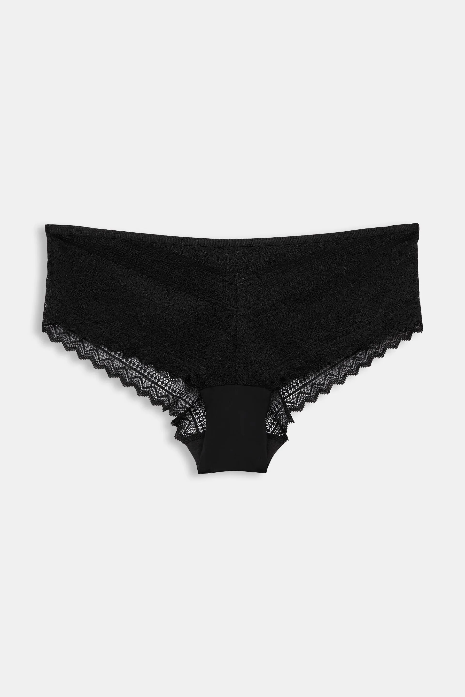 Culotte alla brasiliana a vita bassa in pizzo grafico
