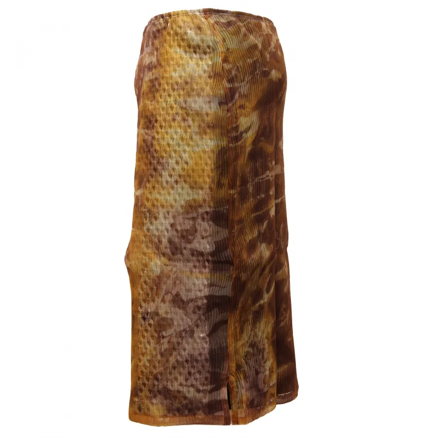 D6188 gonna donna CUSTO BARCELONA marrone brown skirt woman