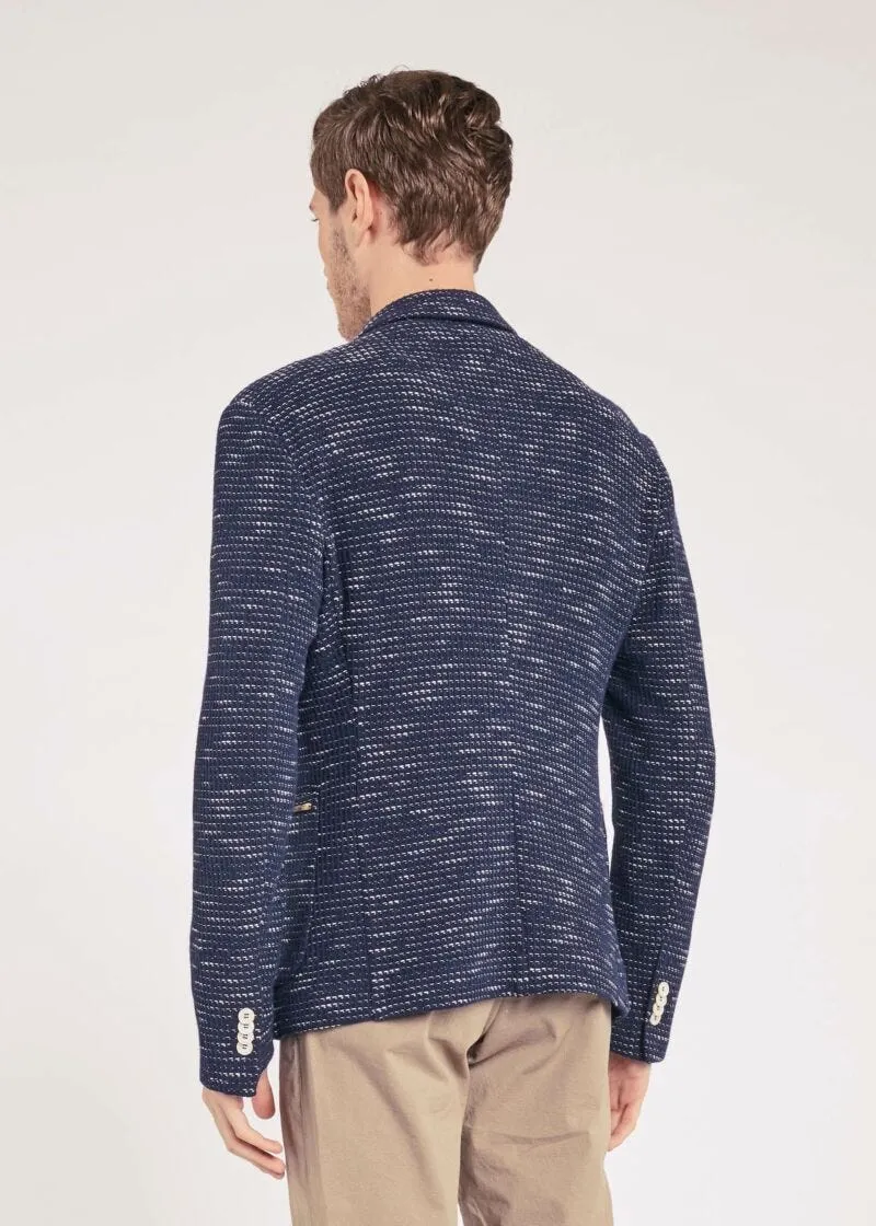 Doppiopetto in maglia melange