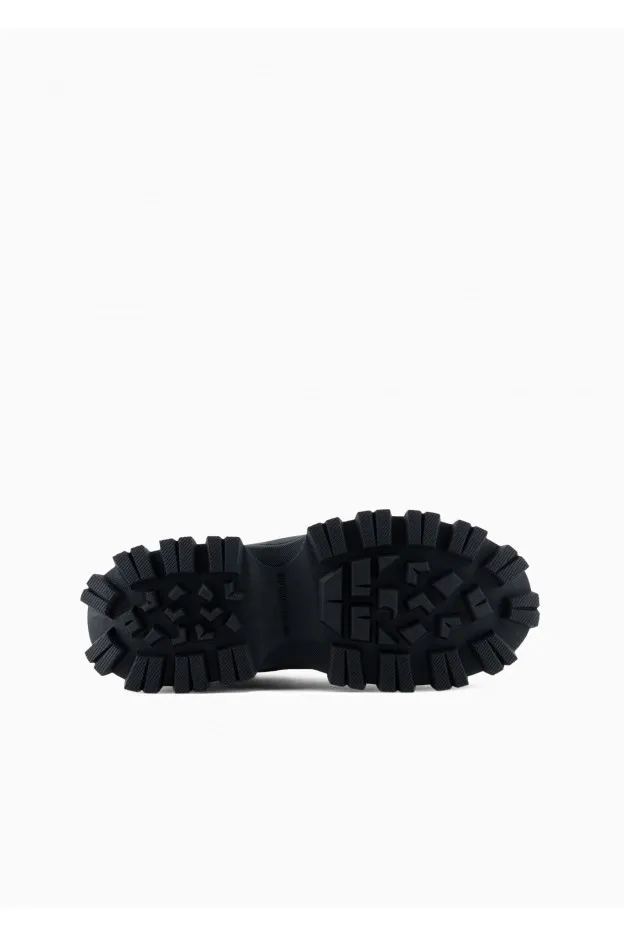 Emporio Armani Sneakers allacciatura trekking in nylon ripstop e mesh