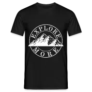 'Esplora di più Shirt Adventure Travel Tee Camping' Maglietta uomo 