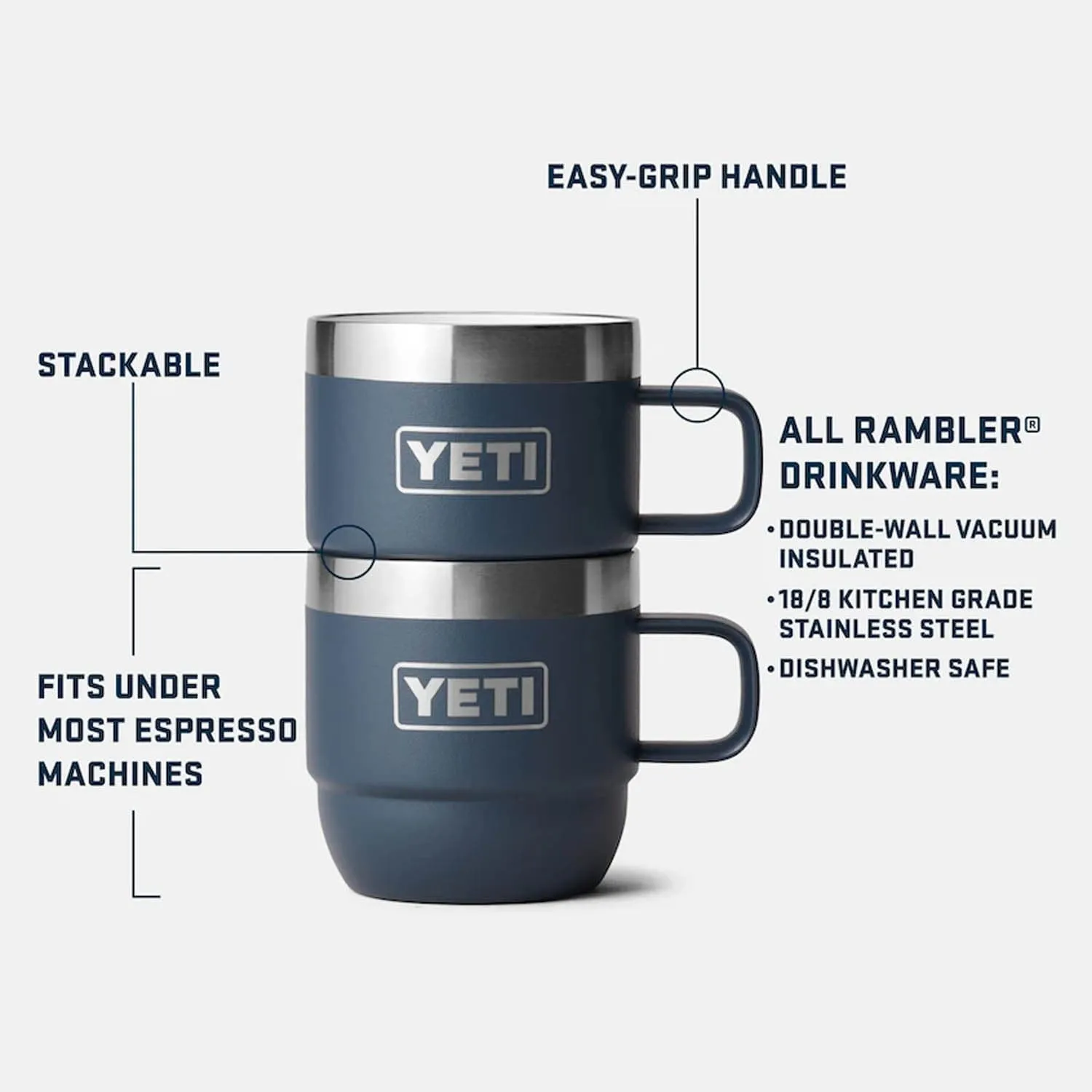 ESPRESSO 6OZ MUG 2 PK