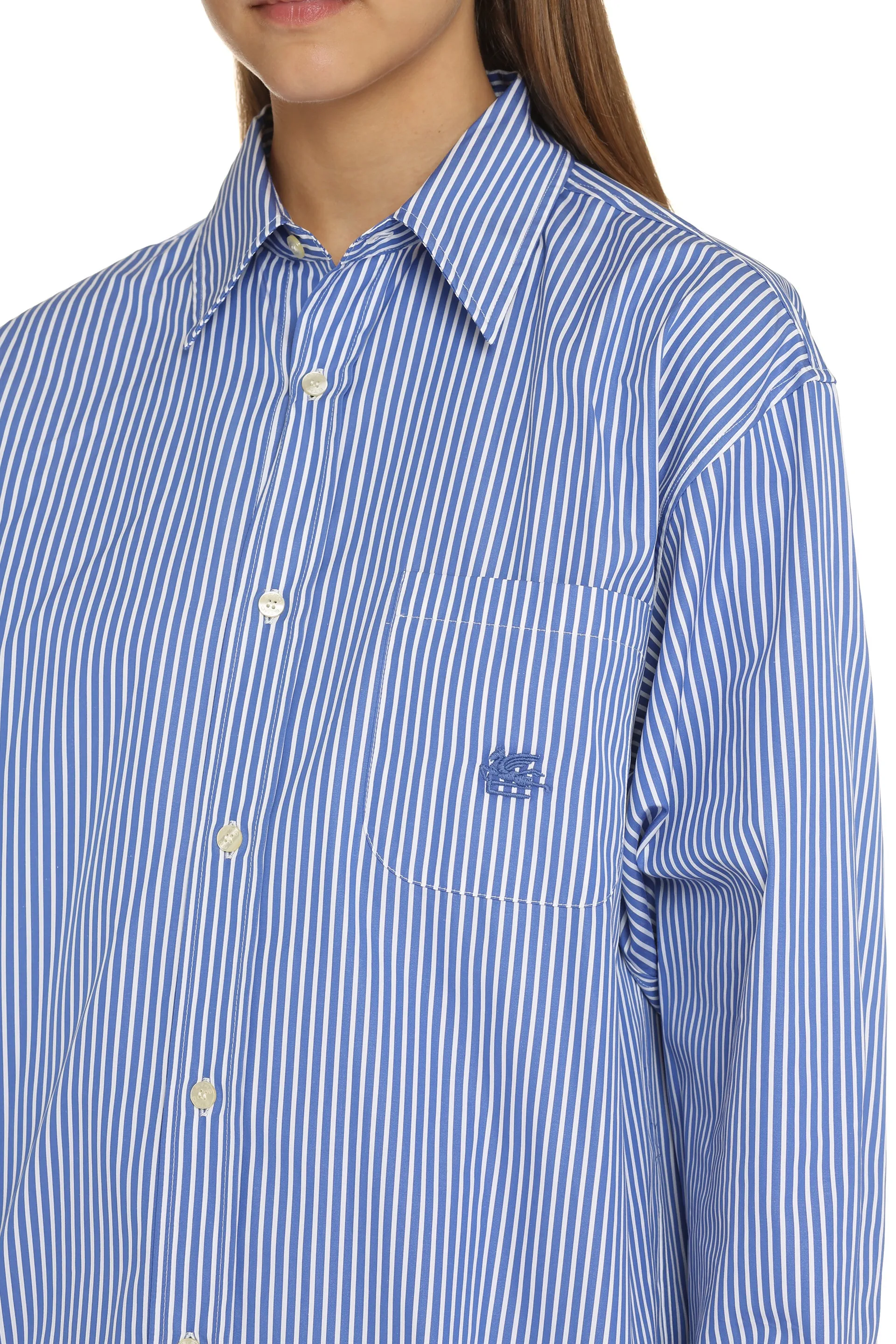 Etro Camicia in cotone a righe