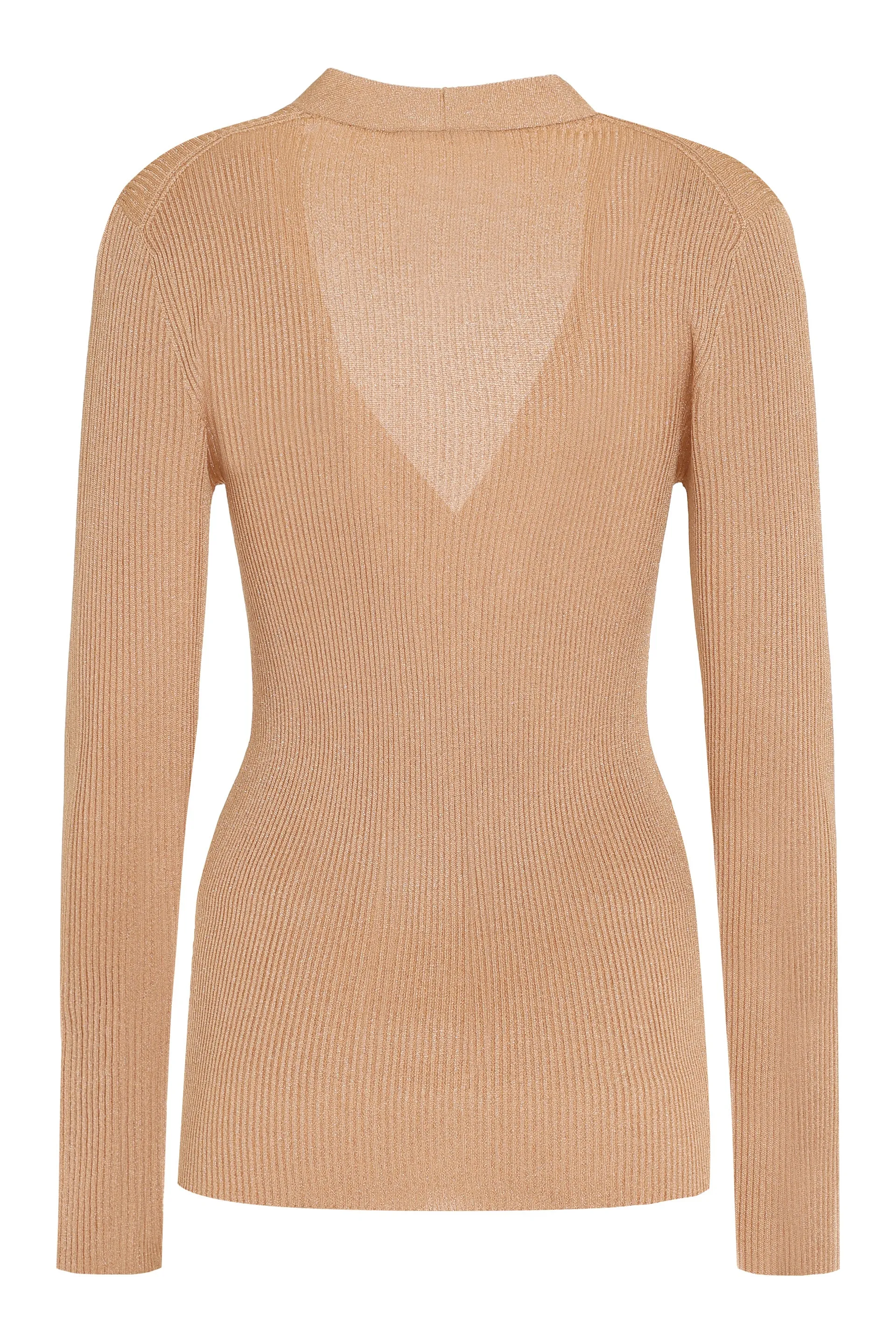 Fabiana Filippi Cardigan in maglia lurex