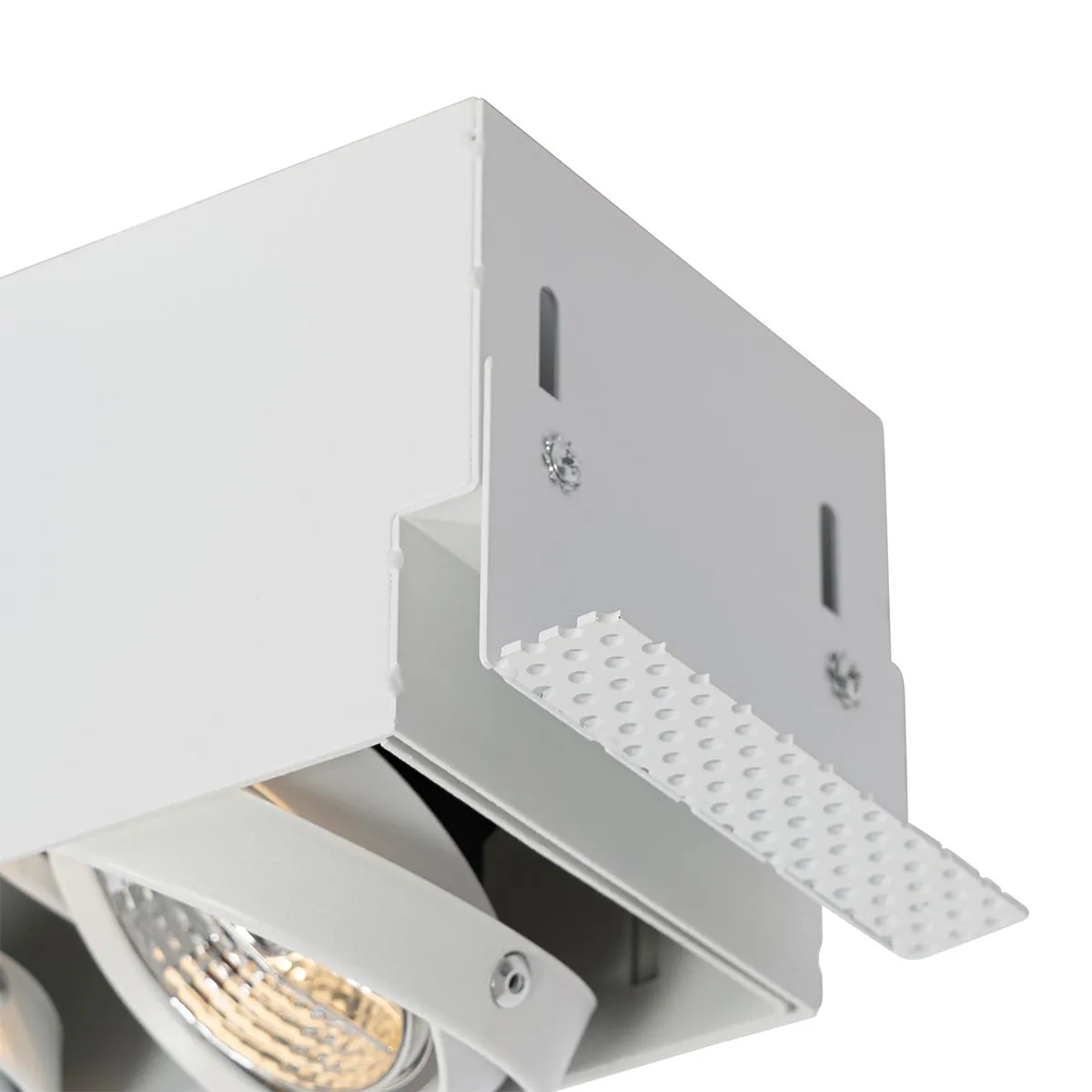 Faretto da incasso bianco GU10 AR70 trimless a 3 luci - Oneon