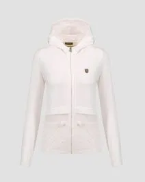 Felpa bianca con cappuccio da donna Aeronautica Militare