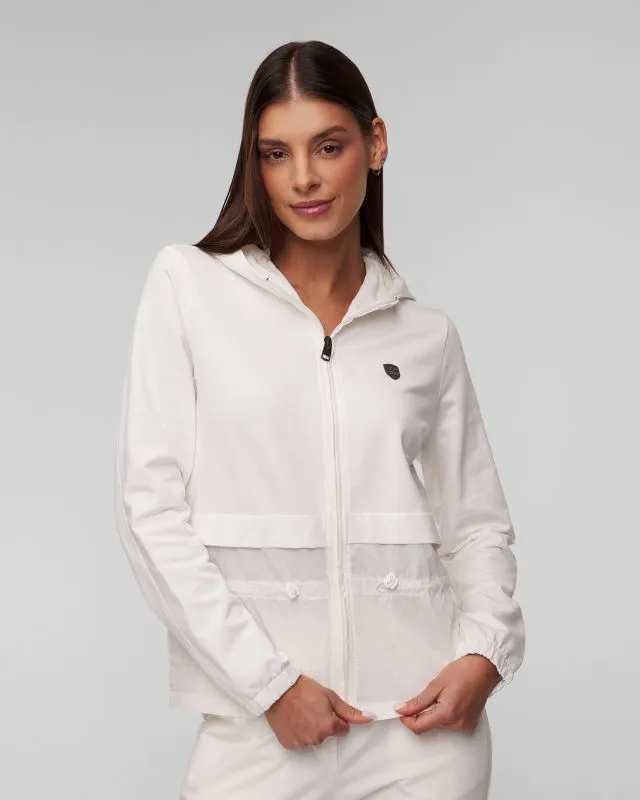 Felpa bianca con cappuccio da donna Aeronautica Militare