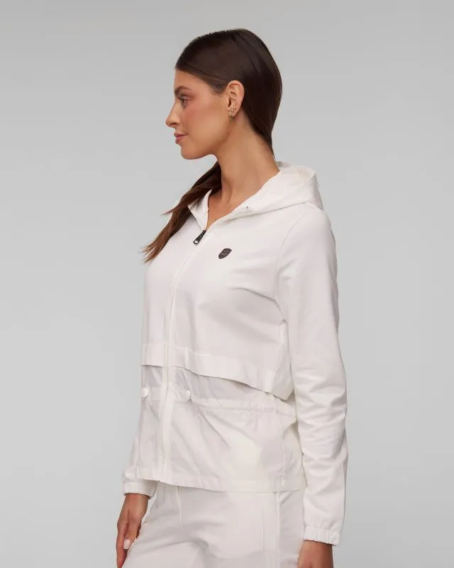 Felpa bianca con cappuccio da donna Aeronautica Militare