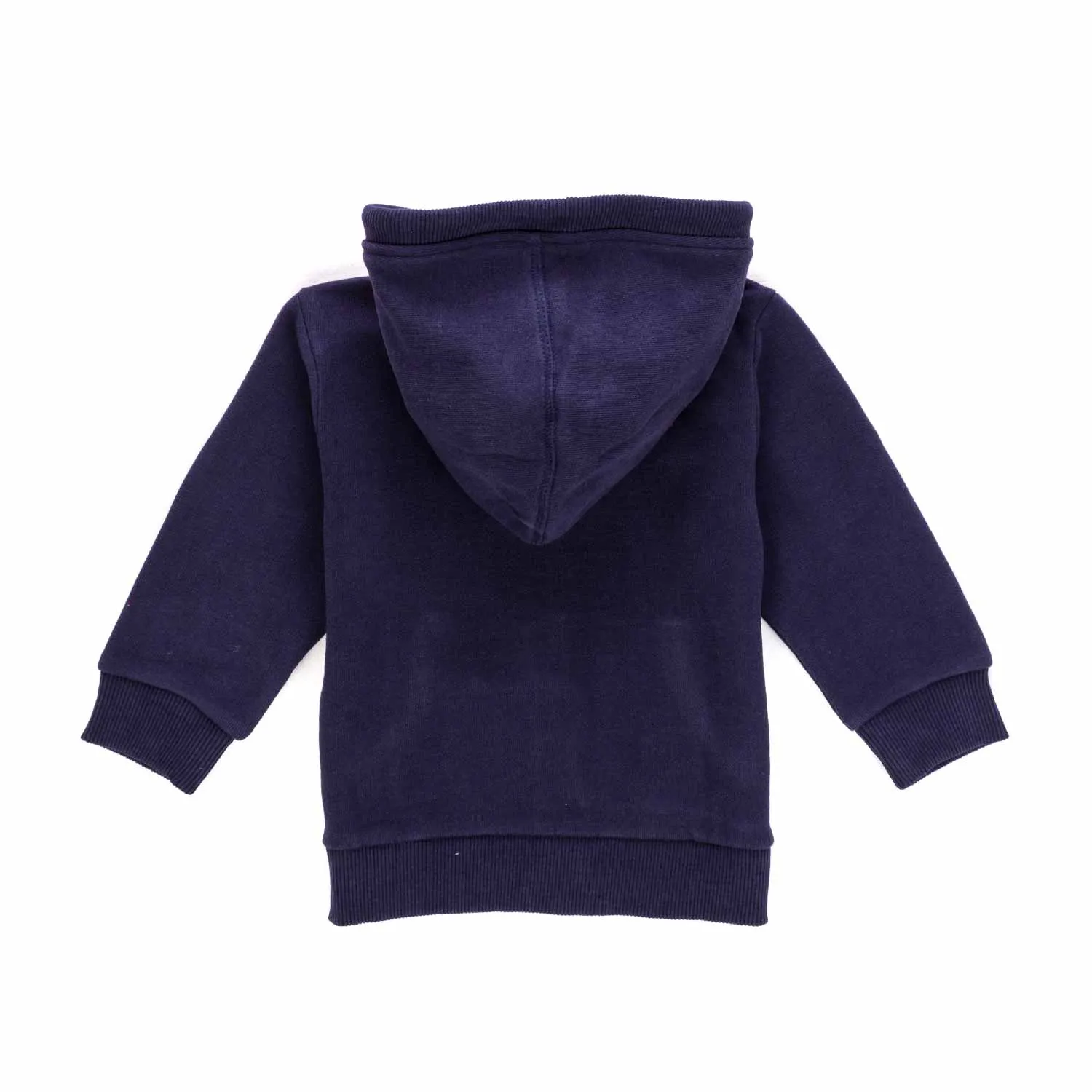 Felpa Blu Navy Con Zip Bimbo