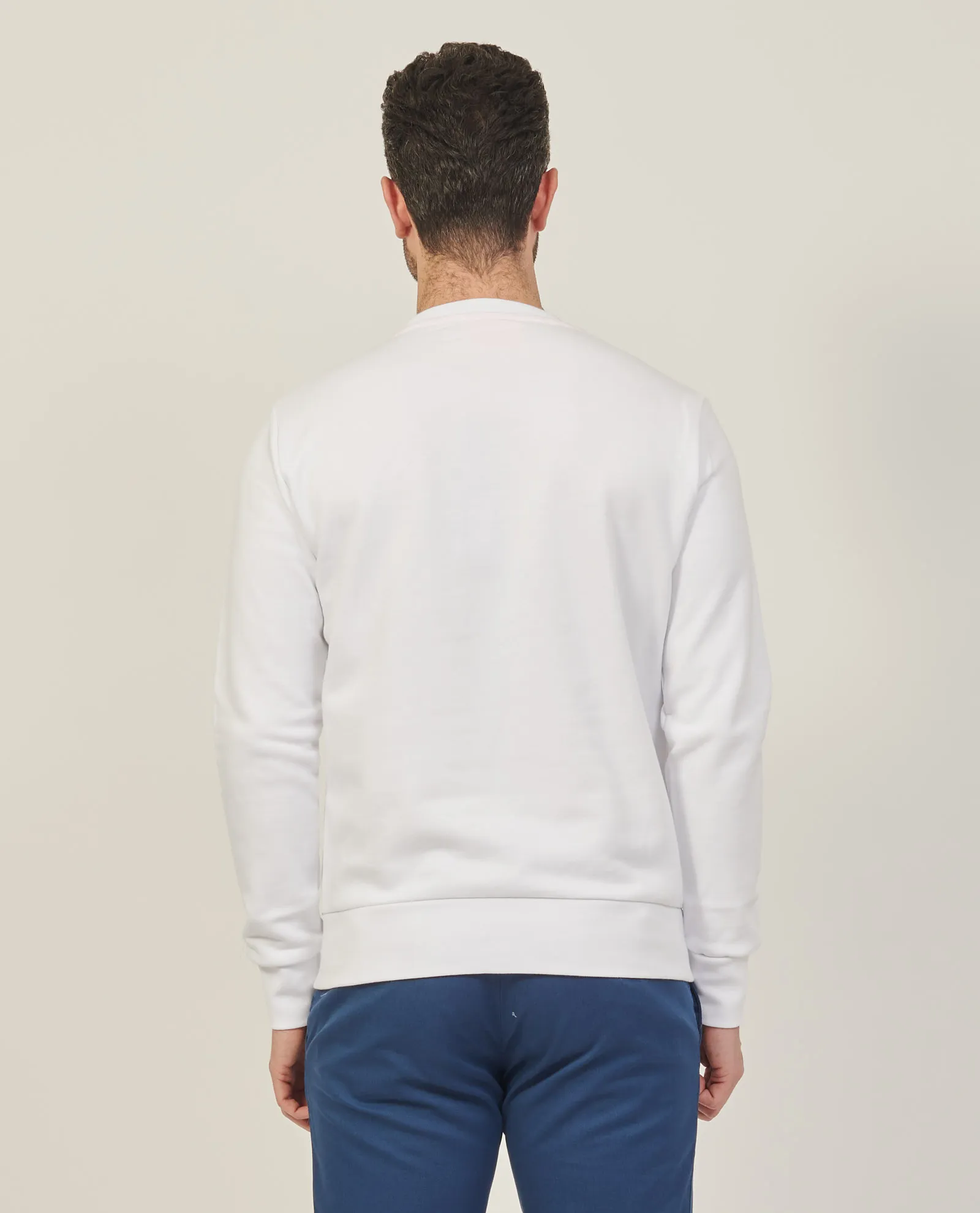 Felpa girocollo Suns in cotone elasticizzato