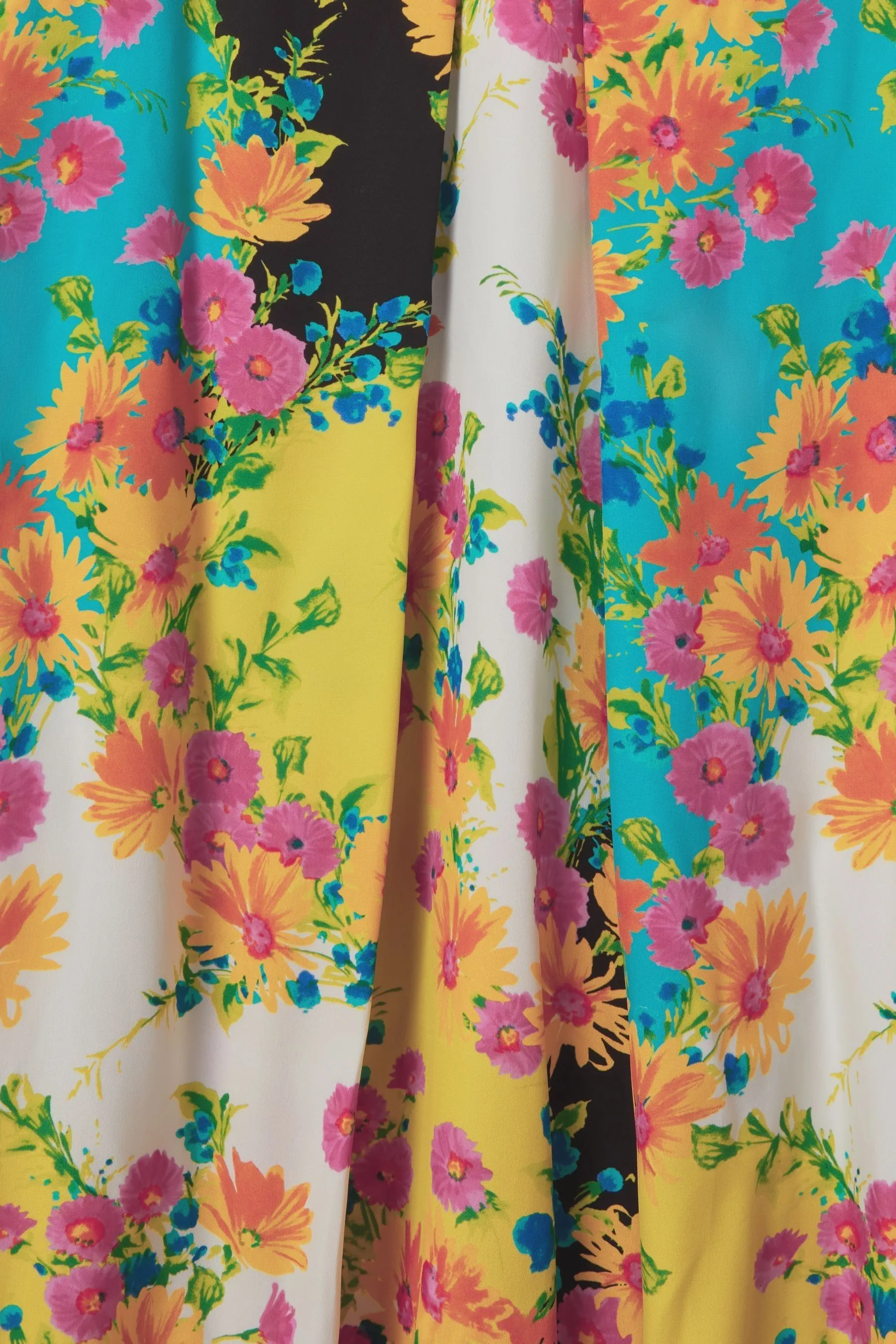 Florere - Abito maxi stampato con due spalline