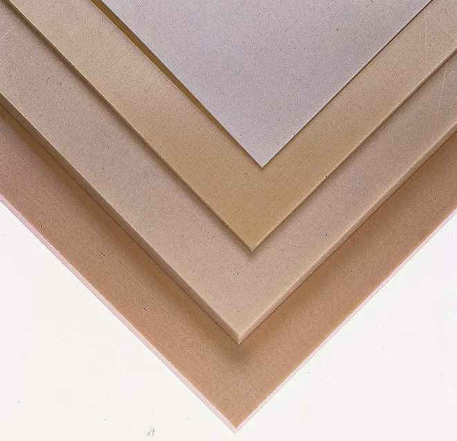 Foglio di plastica Tipo pieno Tufnol in SRBF, Beige, 590mm x 285mm x 20mm