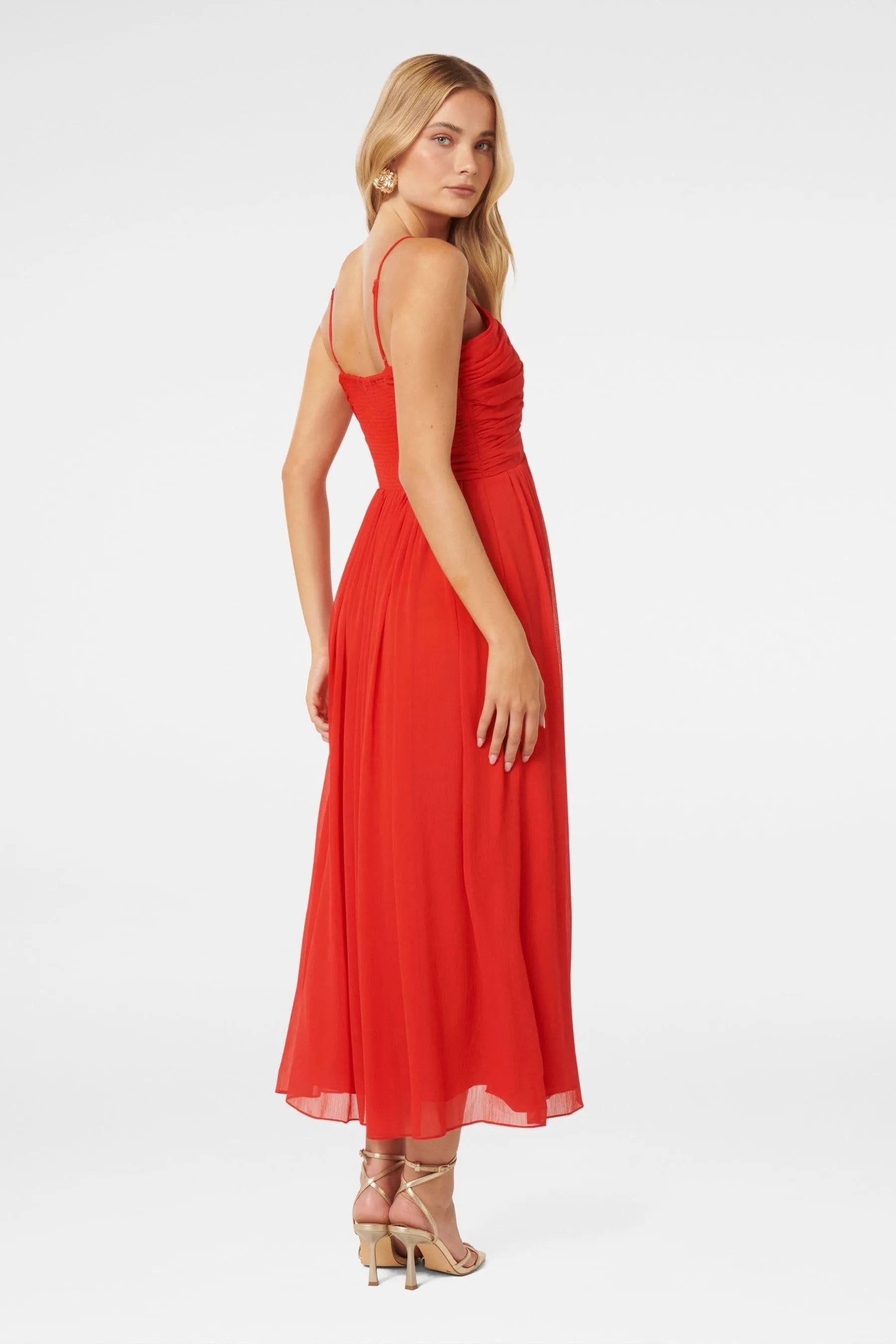 Forever New - Nakita - Abito maxi con corpino arricciato