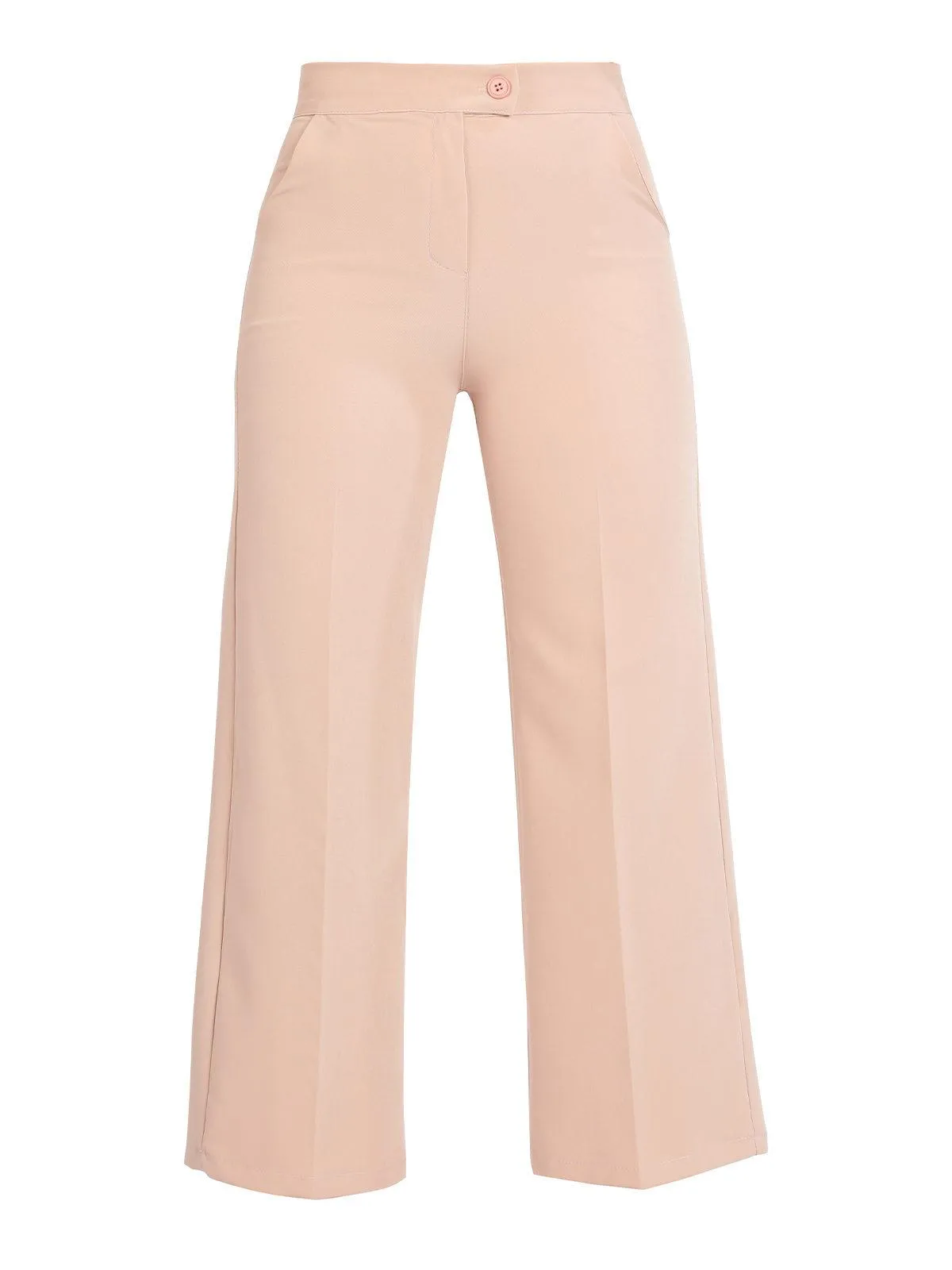 Frenetika Pantalon culotte de couleur unie pour femme