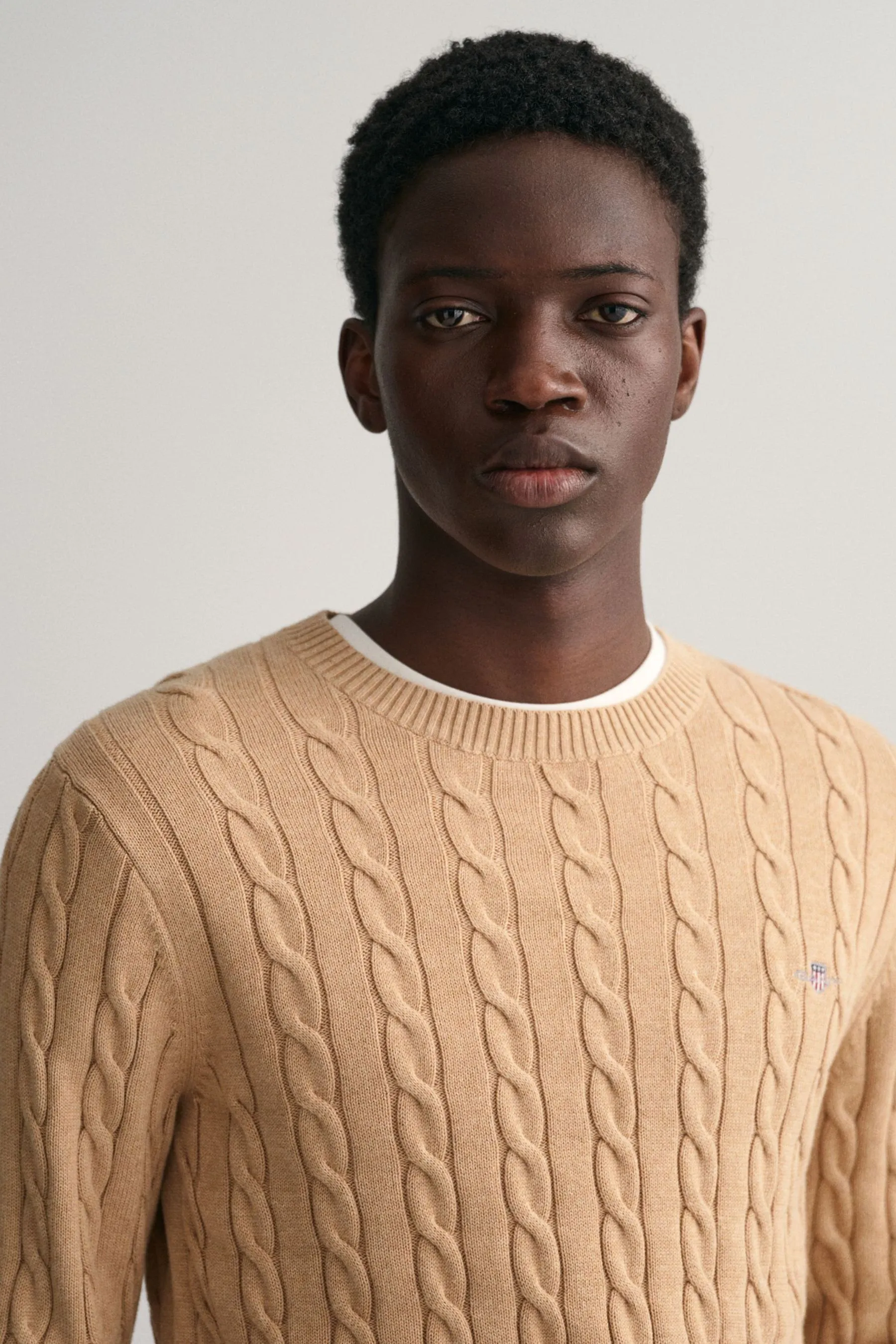 GANT 100% Cotton Cable Crew Neck Jumper    