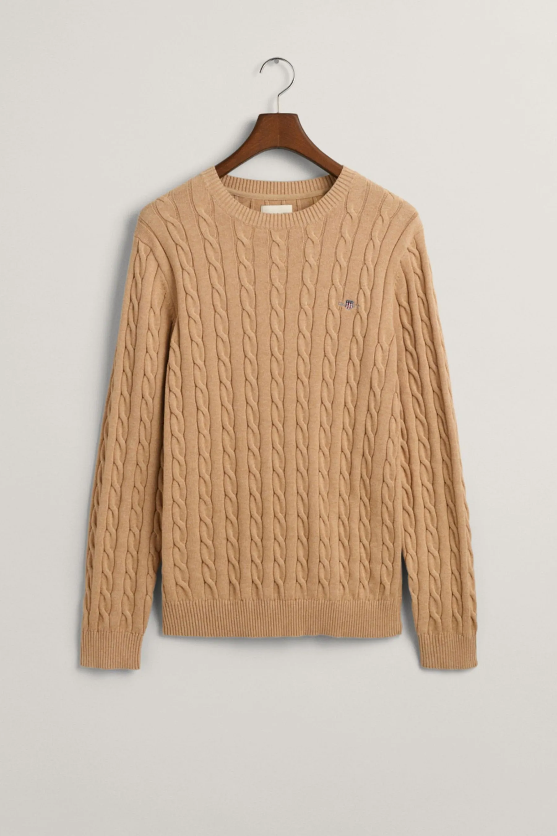 GANT 100% Cotton Cable Crew Neck Jumper    