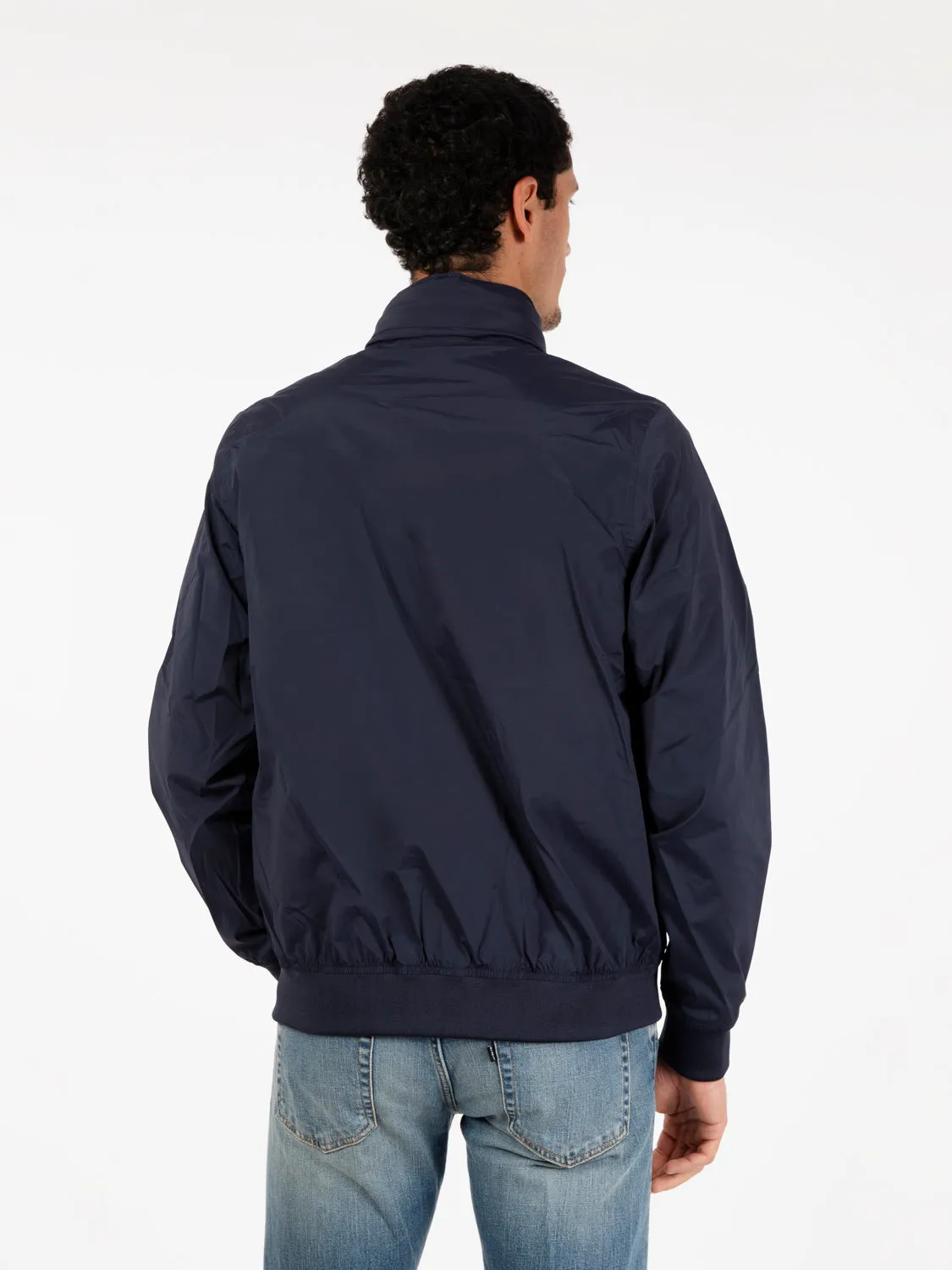 Giacca Amaury stretch nylon jersey blue depth