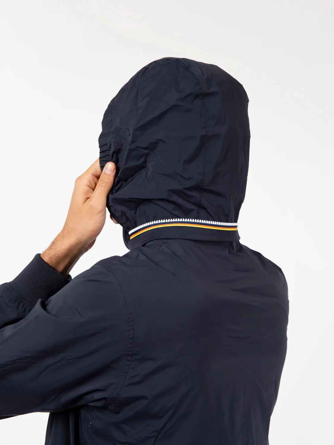 Giacca Amaury stretch nylon jersey blue depth