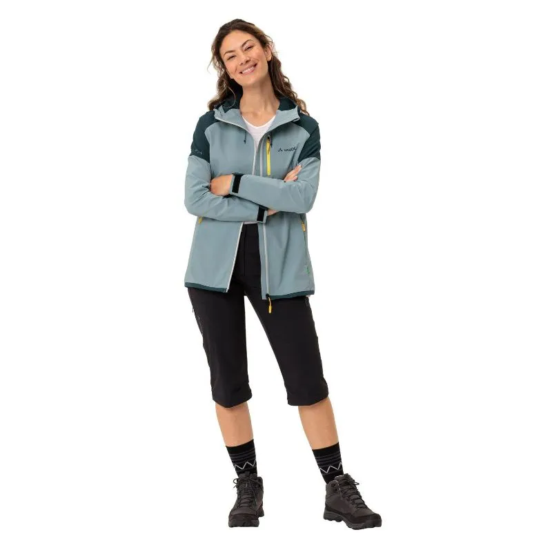 Giacca antivento da donna Vaude Elope Storm Jacket (blu nordico)