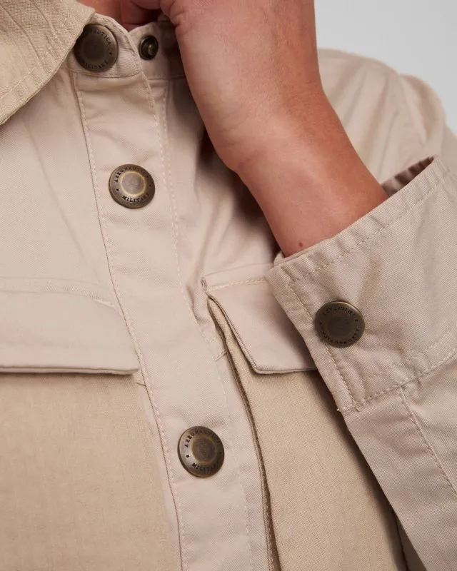 Giacca beige da donna Aeronautica Militare