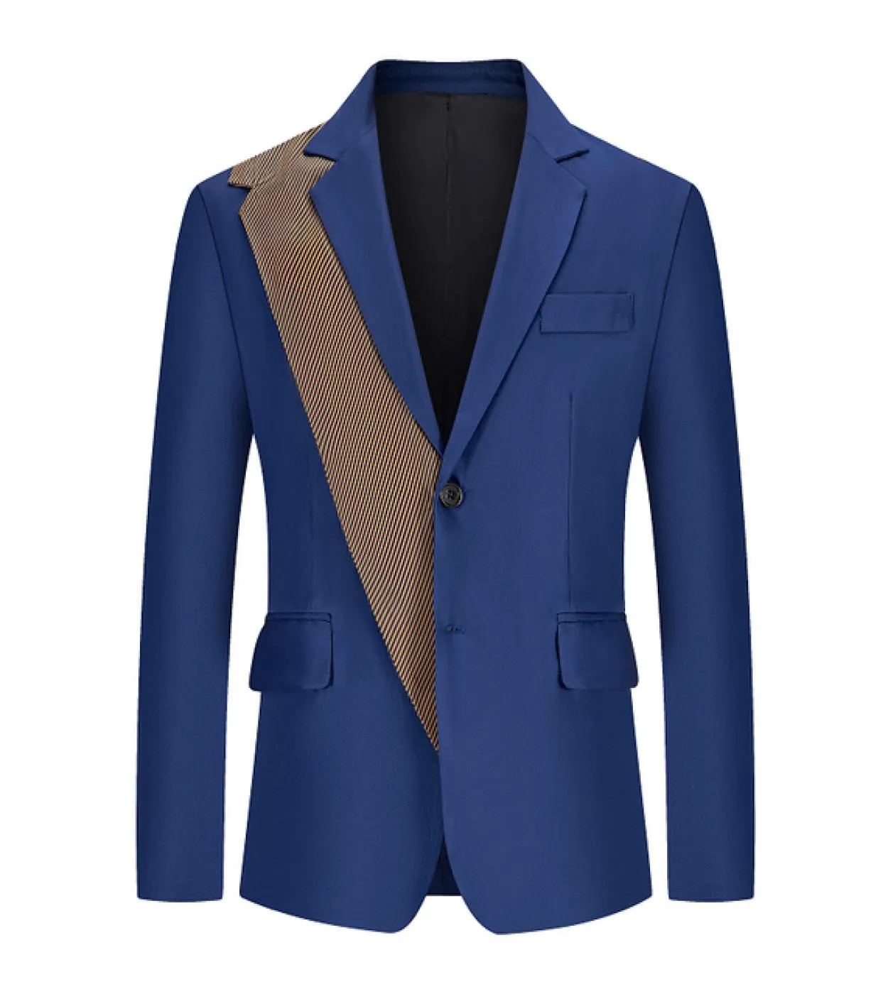 Giacca da uomo primavera e autunno nuova giacca a maniche lunghe con impunture opzionali a 5 colori slim casual con spacco poste