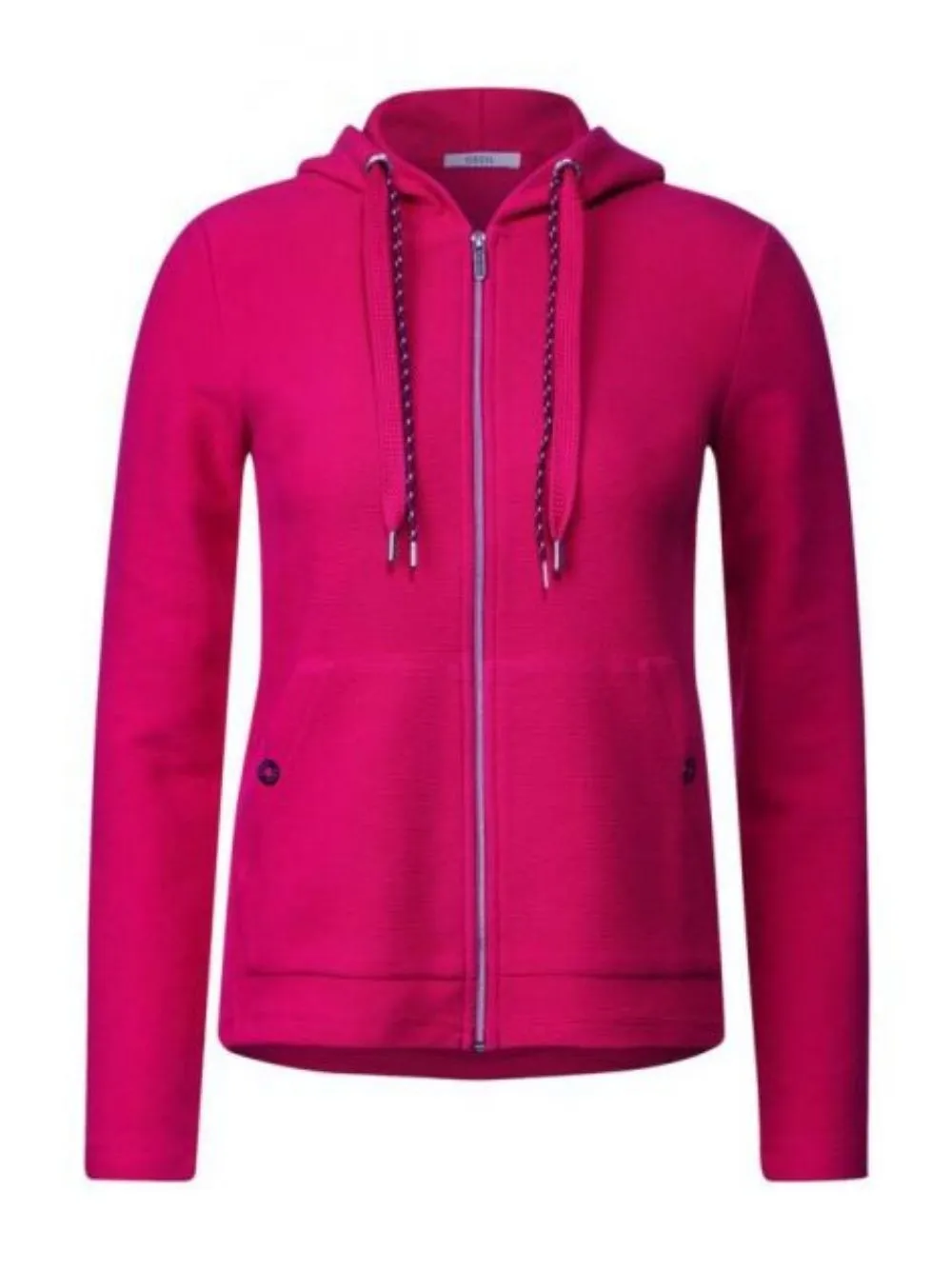Giacca Donna con cappuccio fucsia