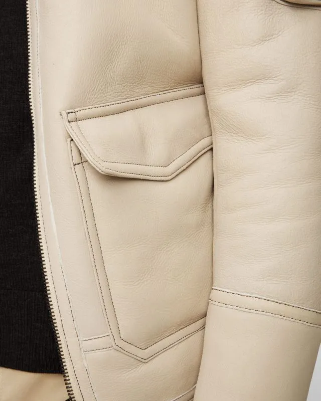Giacca in pelle da uomo Aeronautica Militare