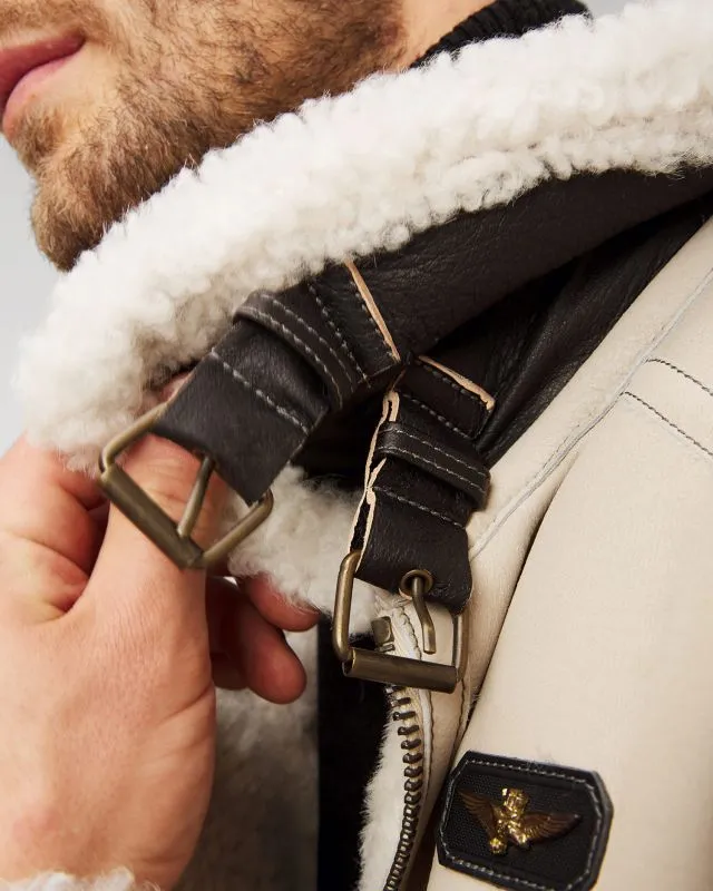 Giacca in pelle da uomo Aeronautica Militare