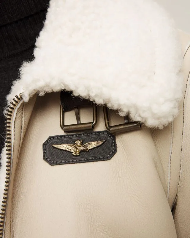 Giacca in pelle da uomo Aeronautica Militare