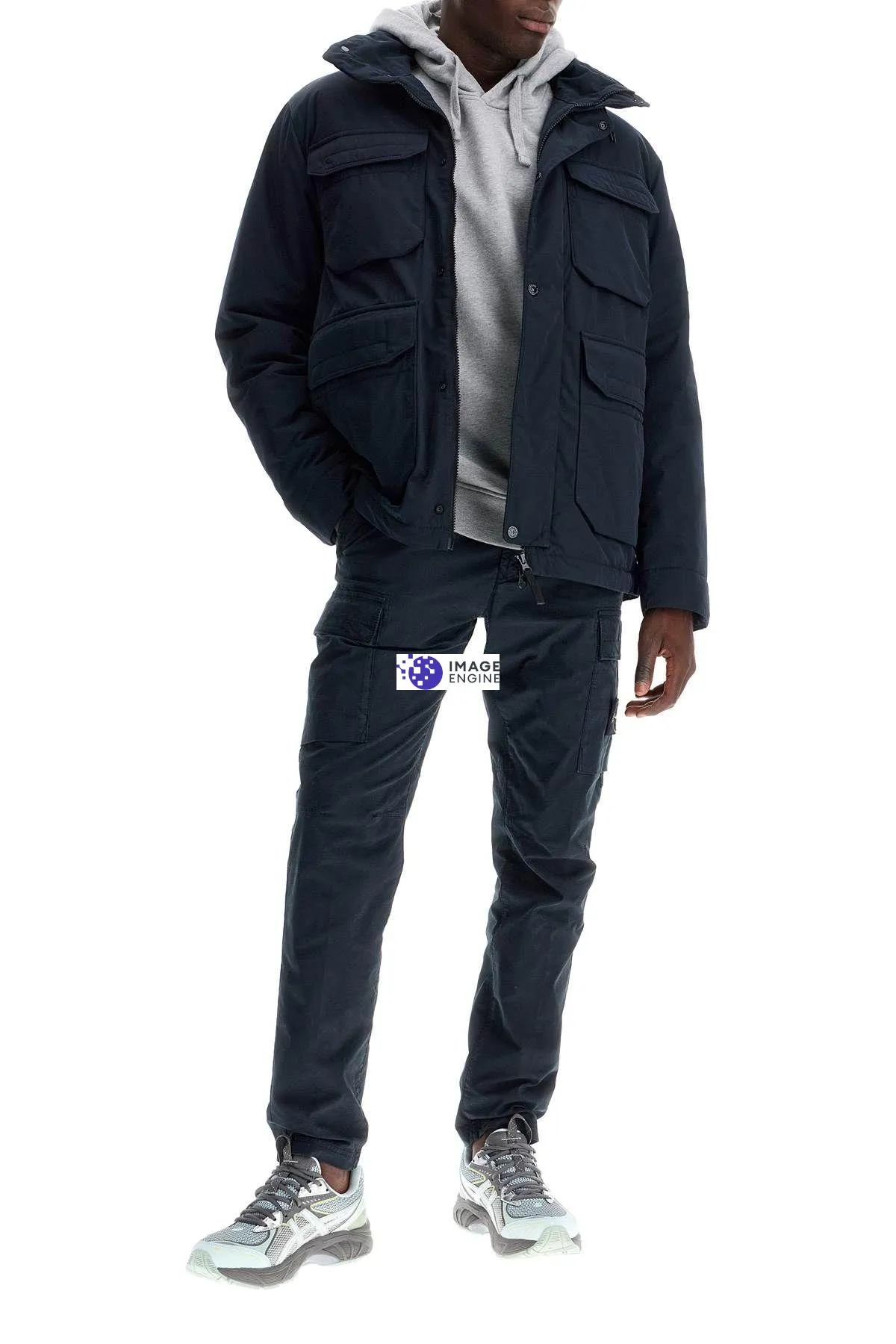 Giubbotto multitasche in Micro Twill